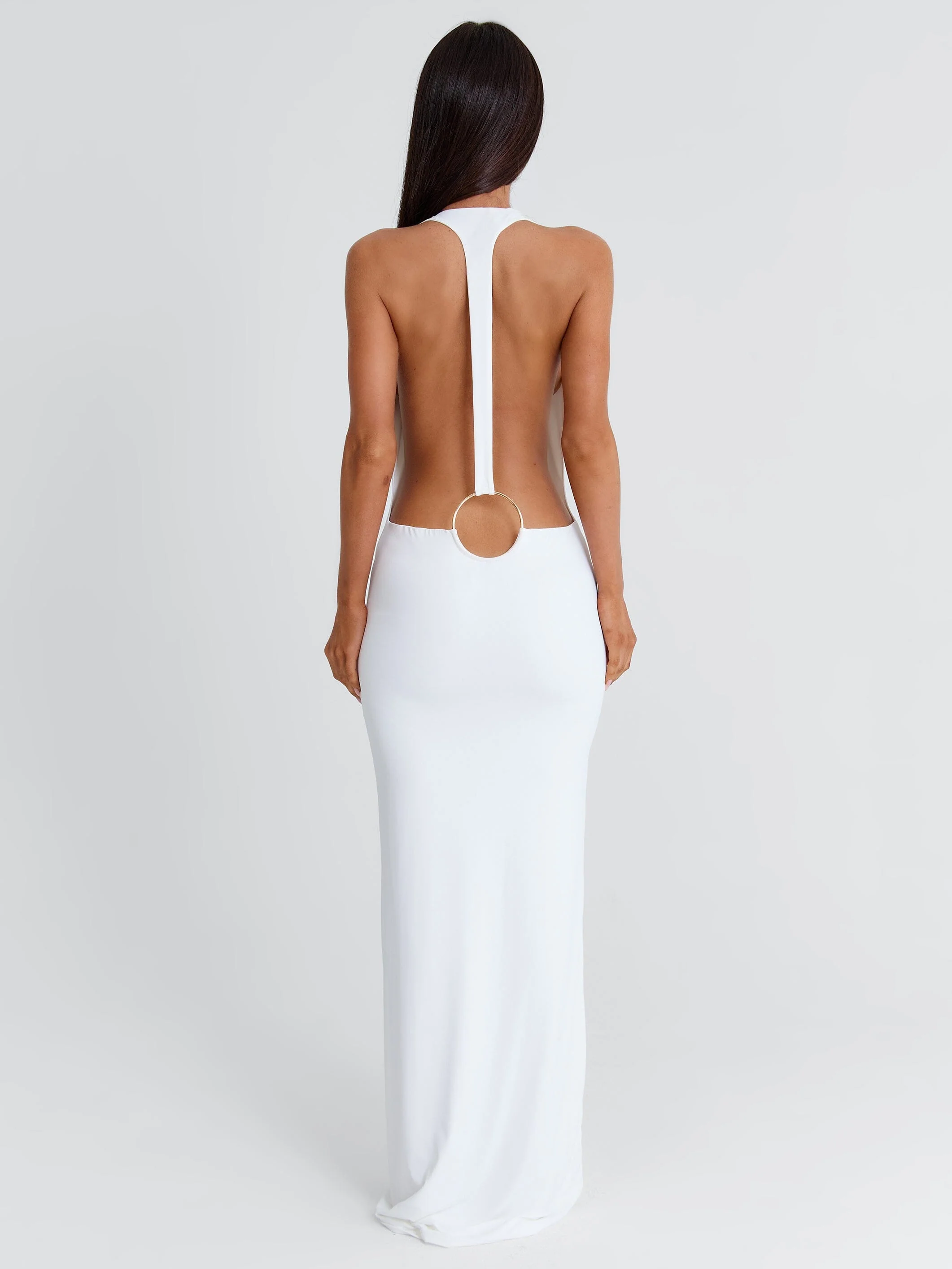 Orgian Maxi Dress White