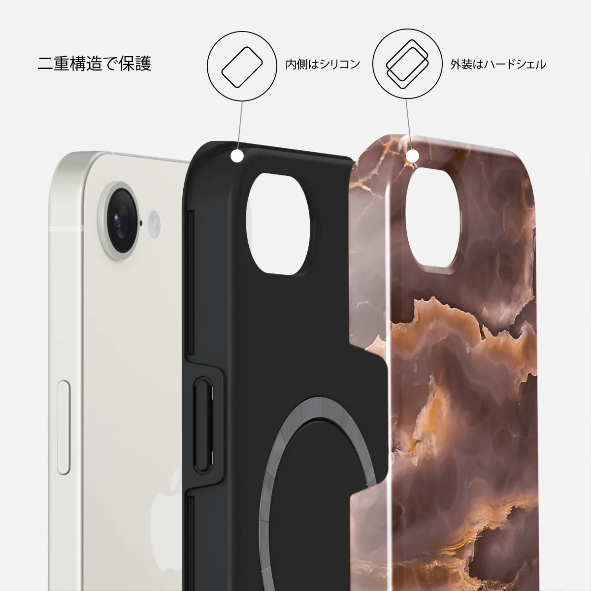 Fire Wood - iPhone 17e ケース