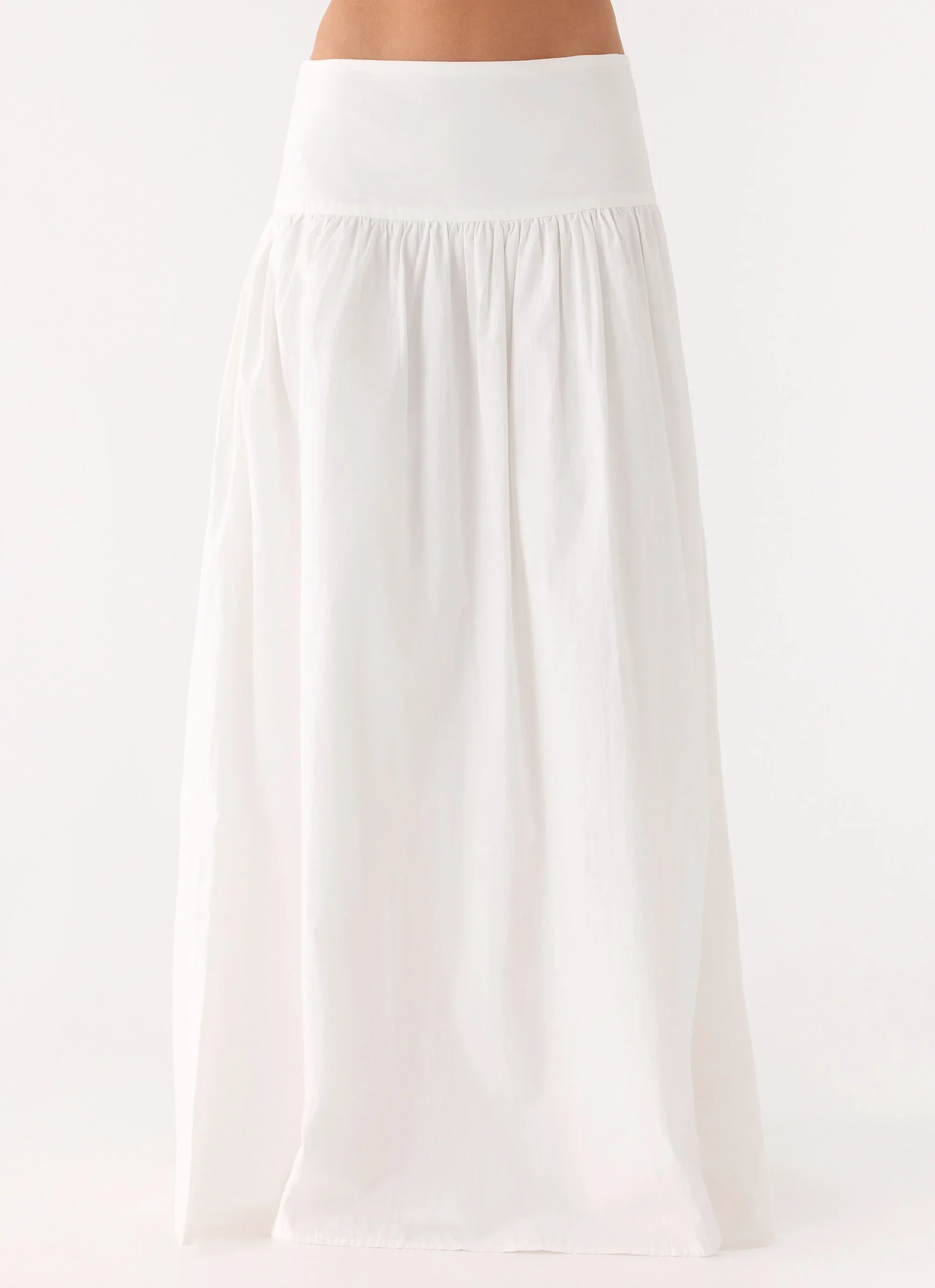 Jayne Maxi Skirt - White