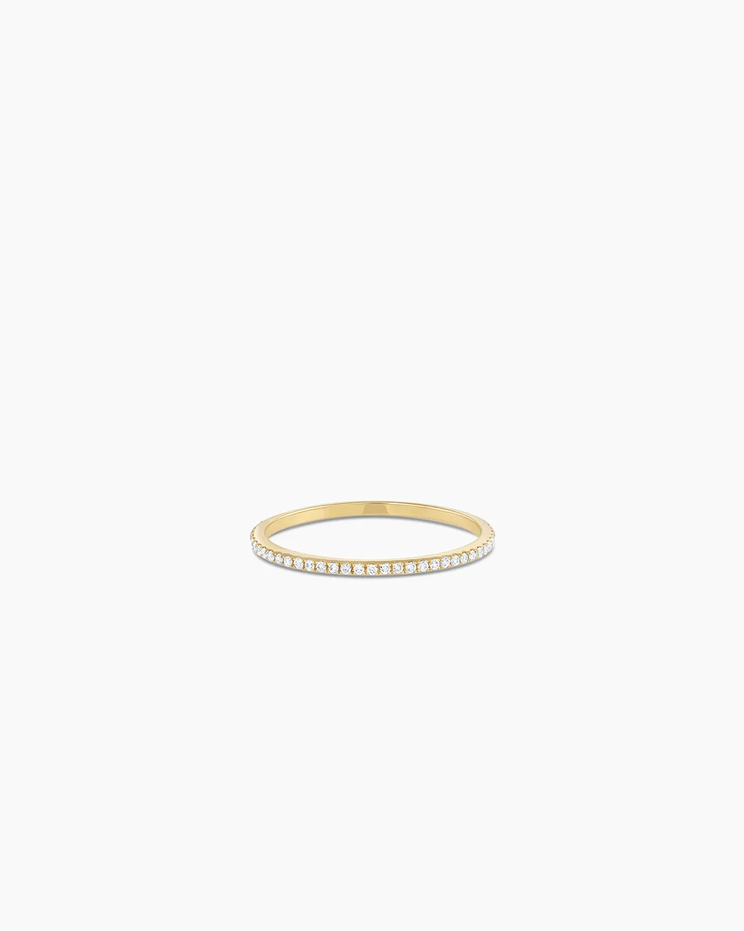 14K Diamond Bar Eternity Ring