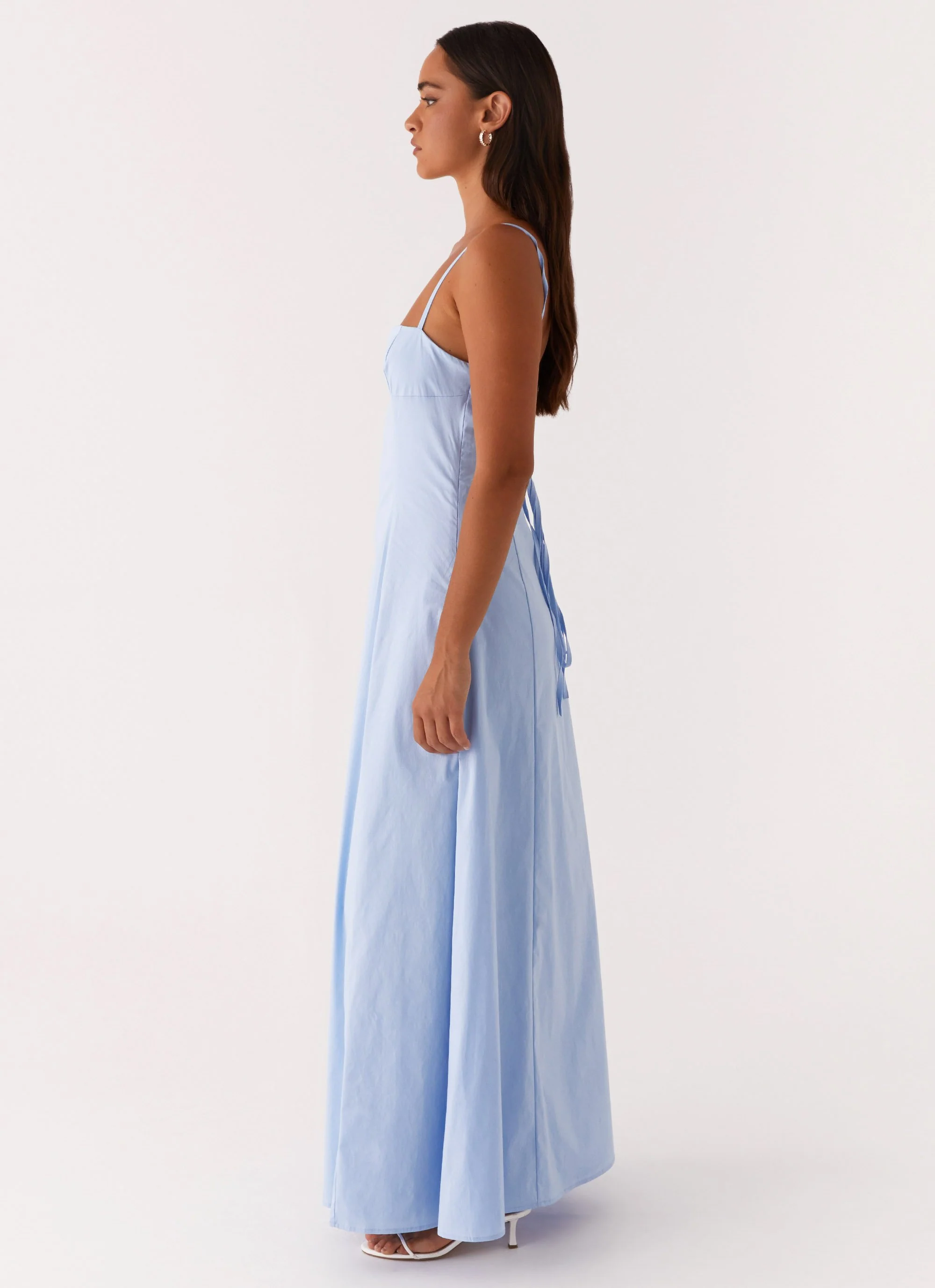 Clear As Day Maxi Dress - Blue - luluinthesky