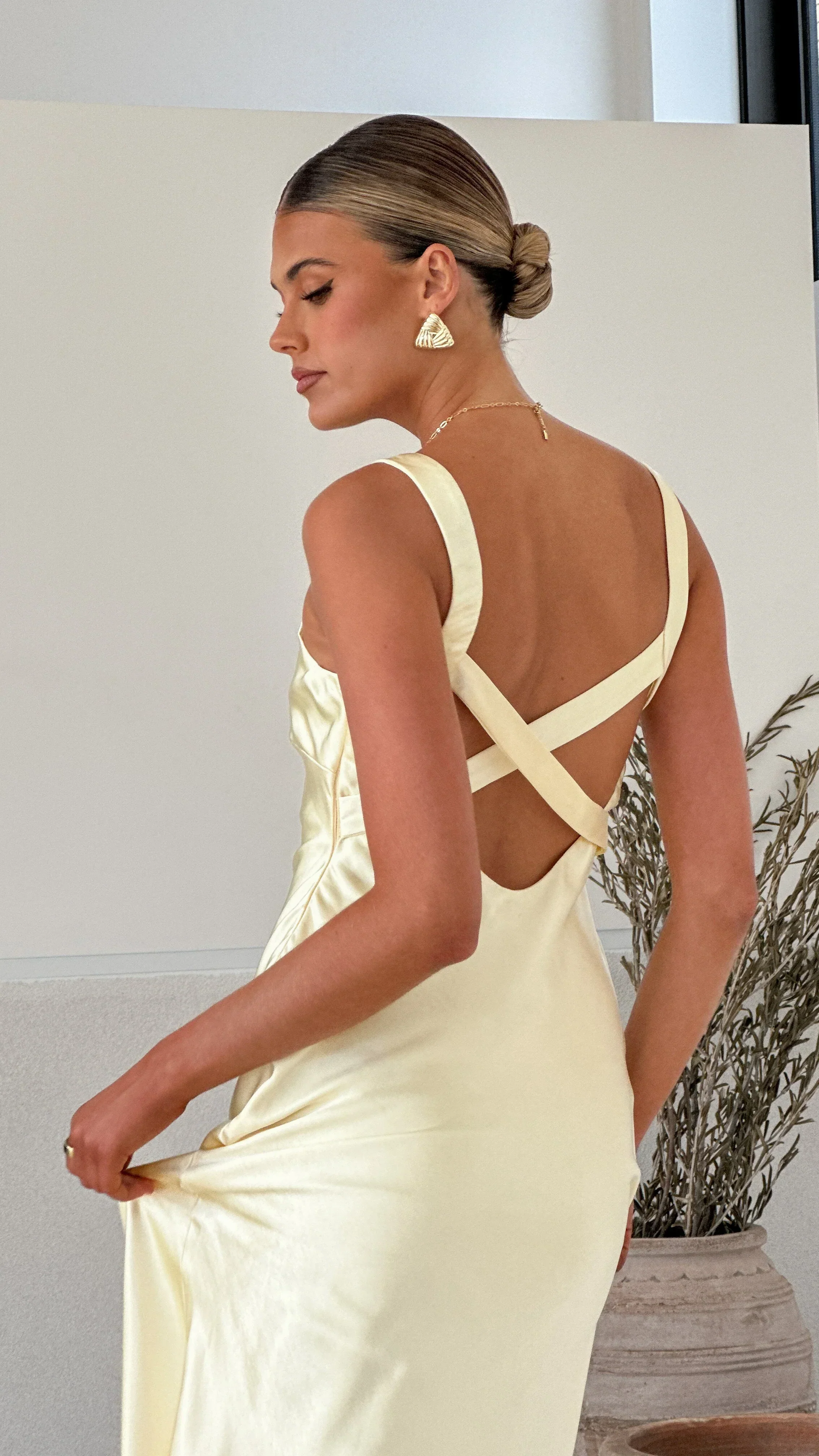 Andie Maxi Dress - Yellow - luluinthesky