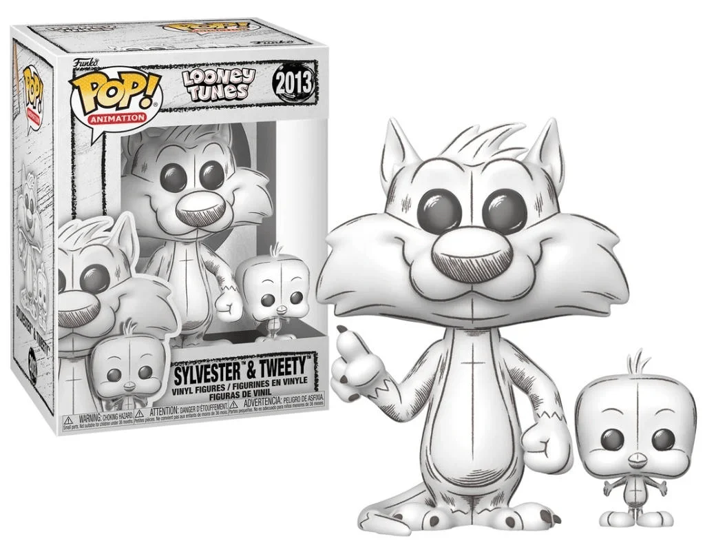 Funko Pop! Anime: Looney Tunes – Sketched Sylvester and Tweety Figure