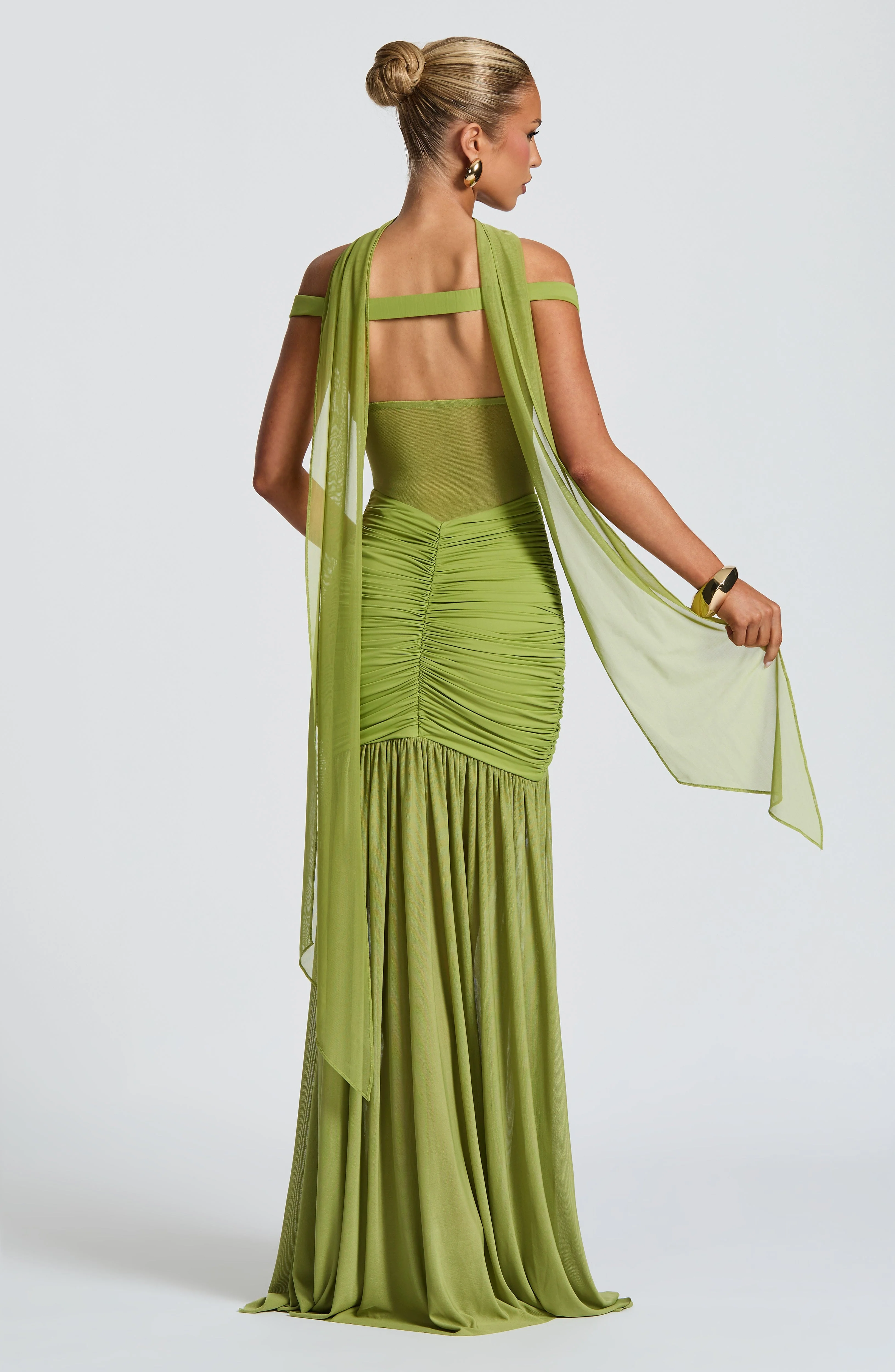 Alaia Maxi Dress - Olive