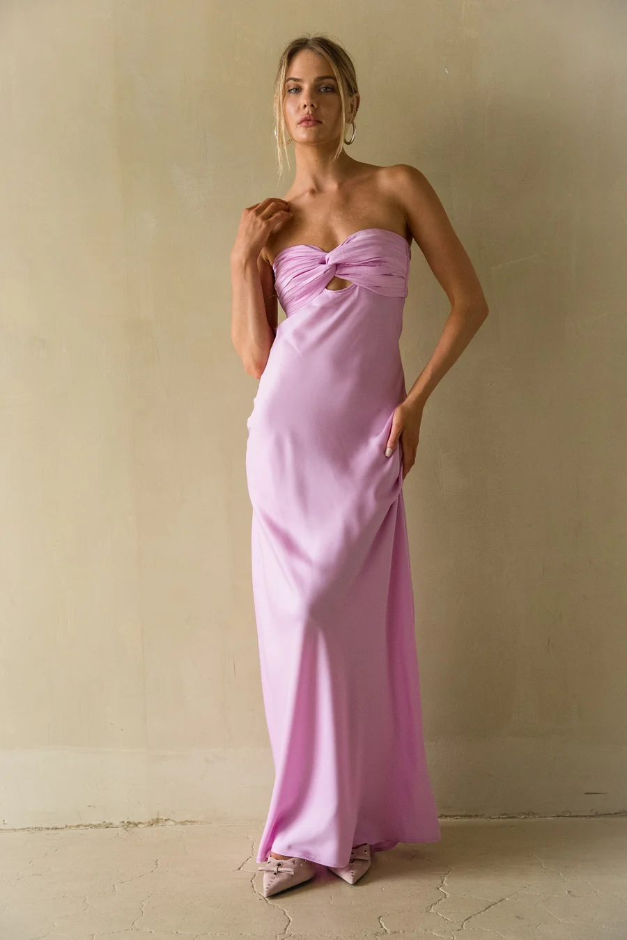 Kira Open Back Maxi Dress