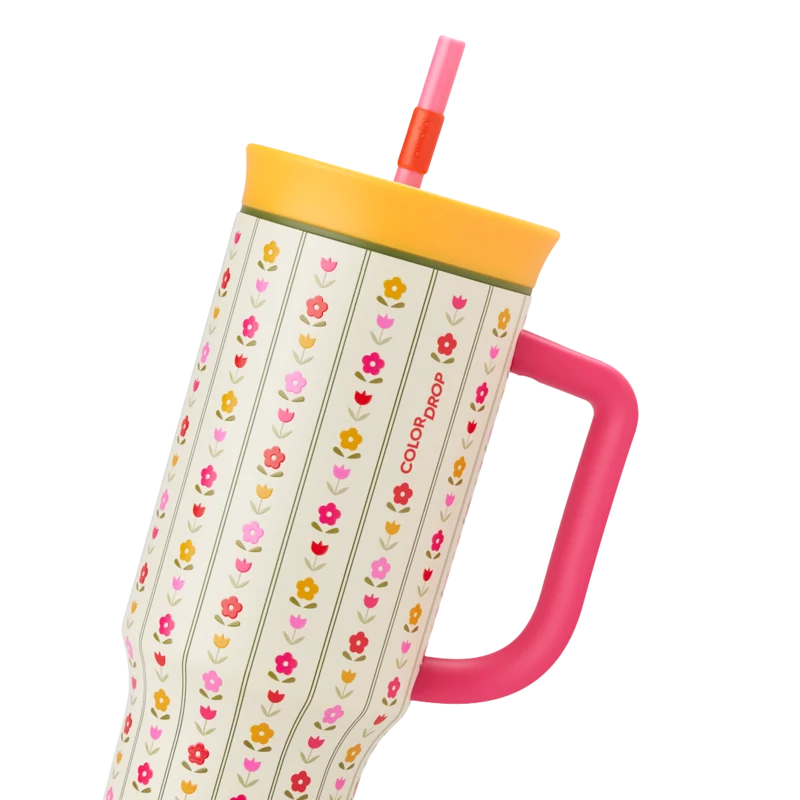 Owala 40oz Tumbler  Flower Crown