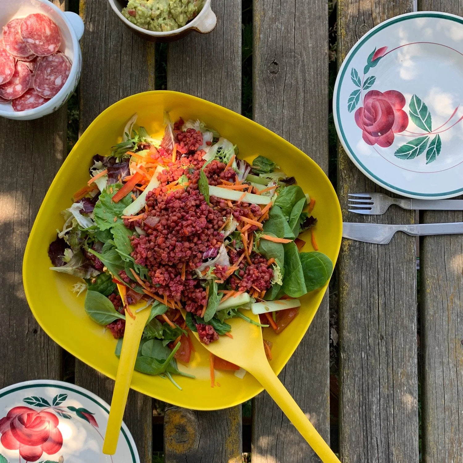 Vogeelle Large Salad Bowl - Lemon