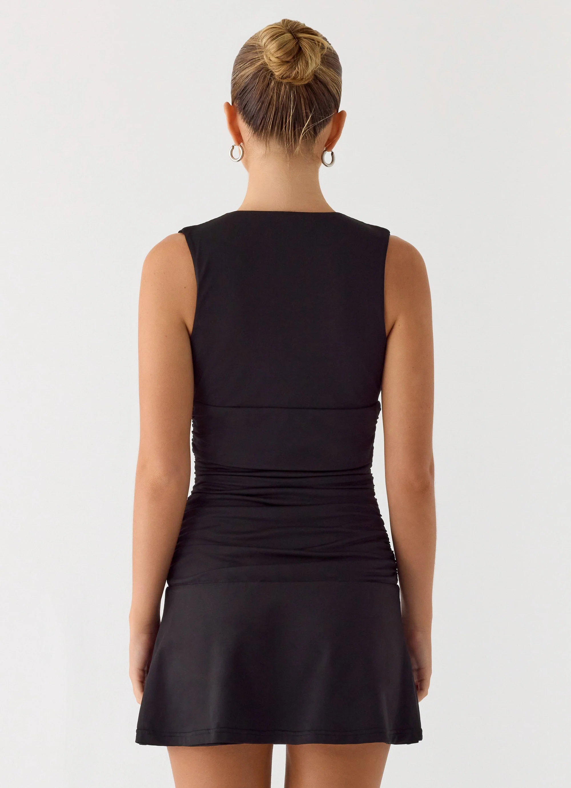 Cherry Sky Mini Dress - Black - luluinthesky