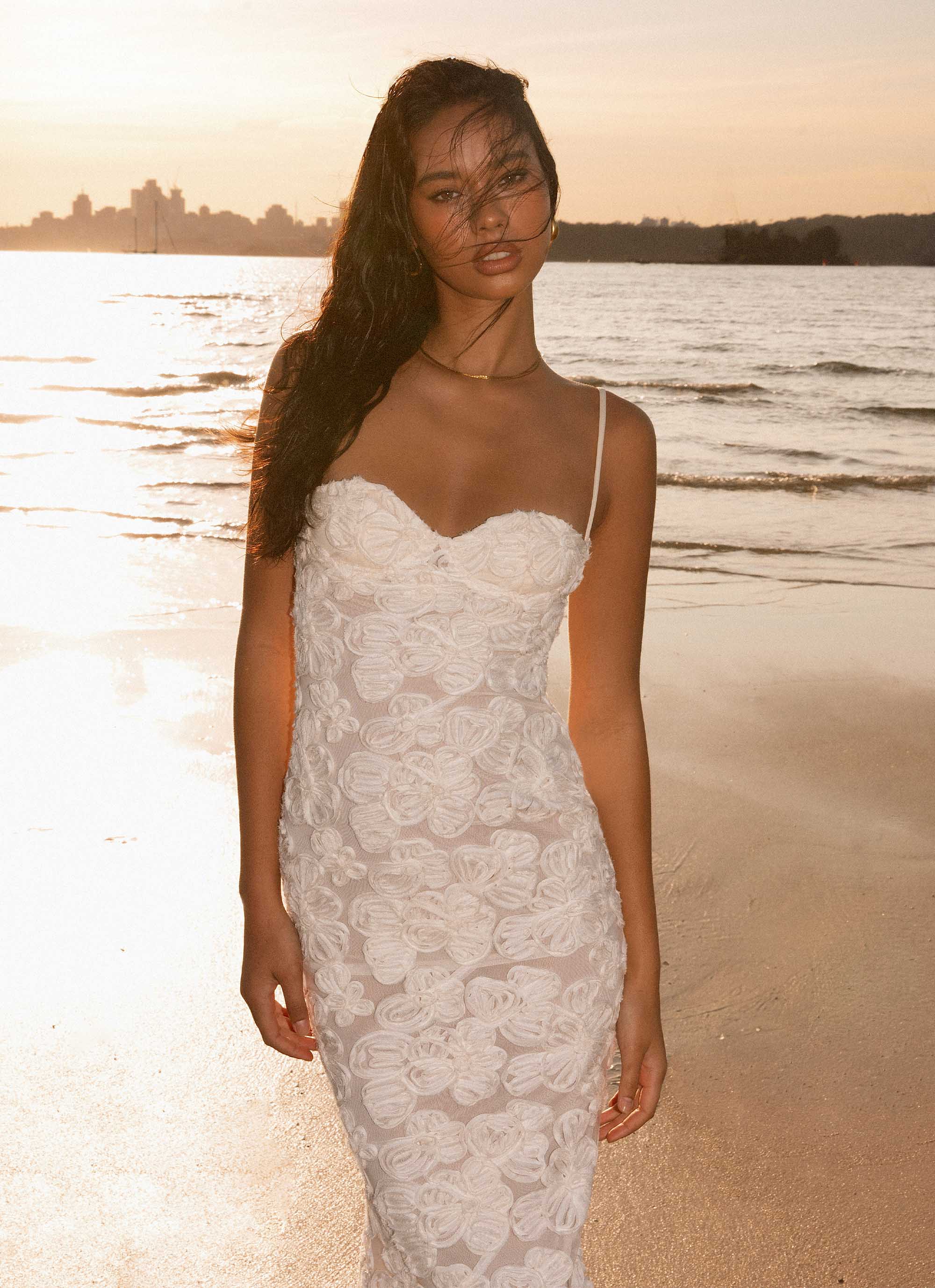 That Girl Maxi Dress - Ivory - luluinthesky