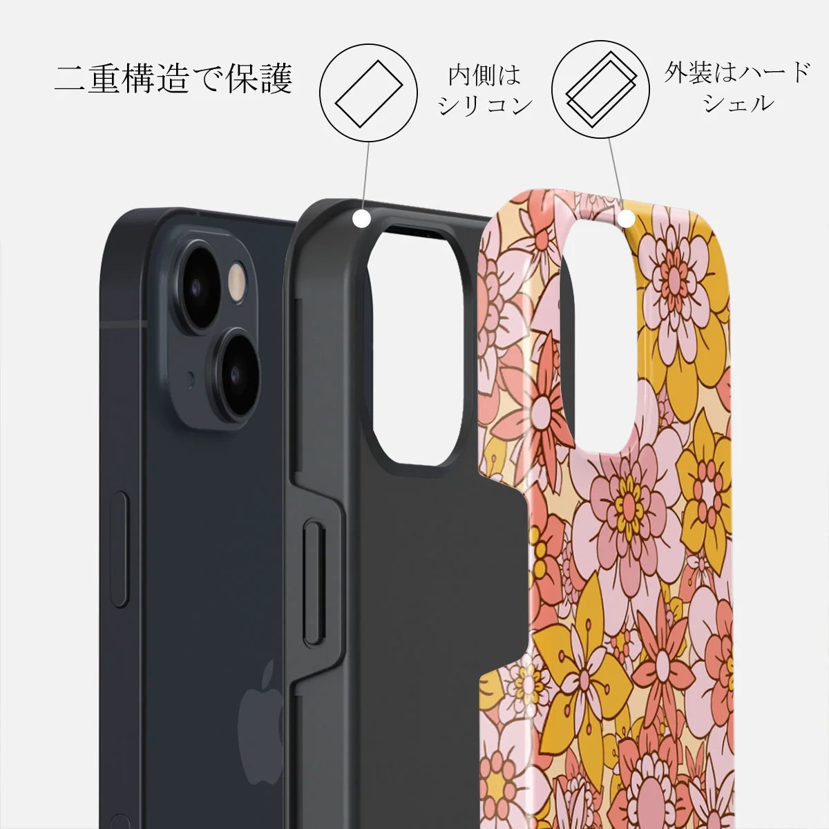 Garden Brunch - Floral iPhone 13 Mini ケース