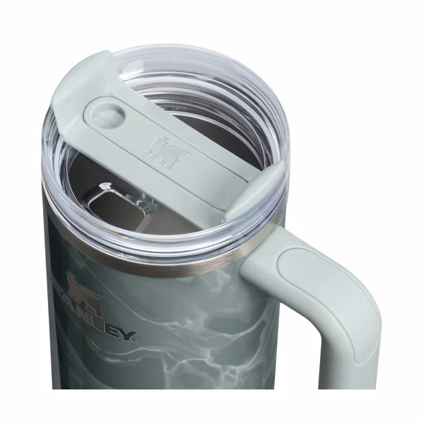Stanley 30 oz Stainless Steel H2.0 Flowstate Quencher Tumbler Agate Calacatta