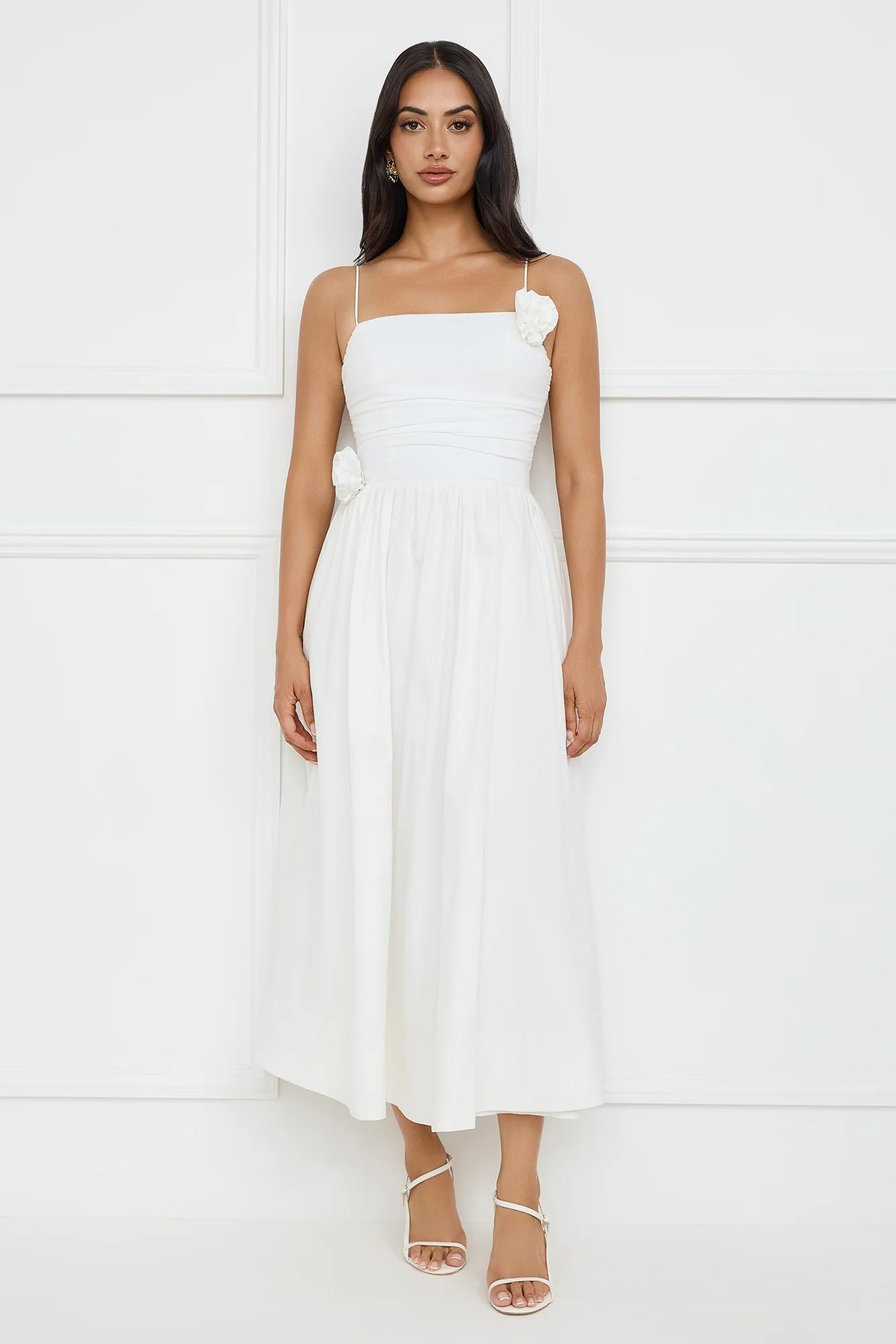 Trendsetter's Way Maxi Dress White - luluinthesky