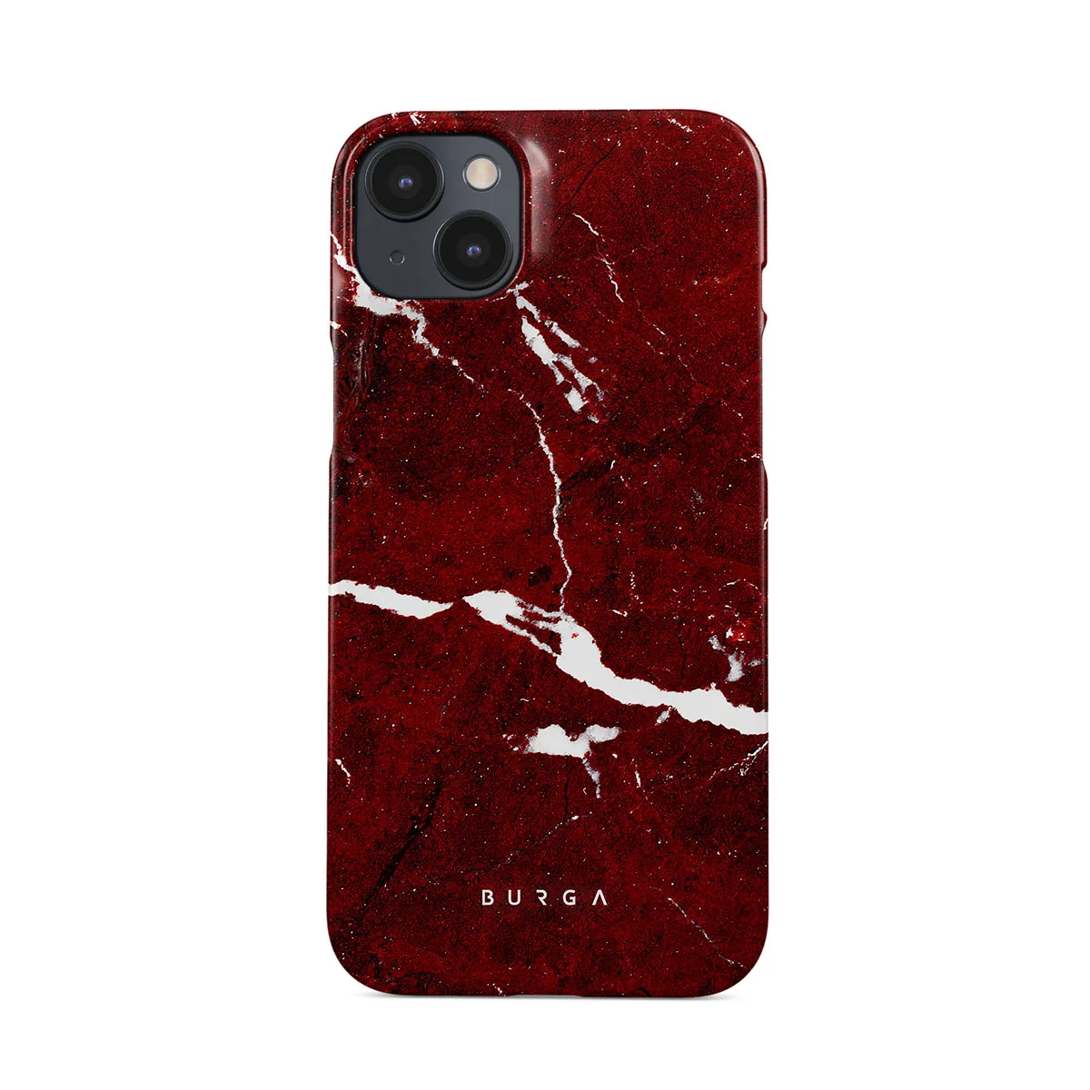 Iconic Red Ruby - Marble iPhone 14 Plus ケース