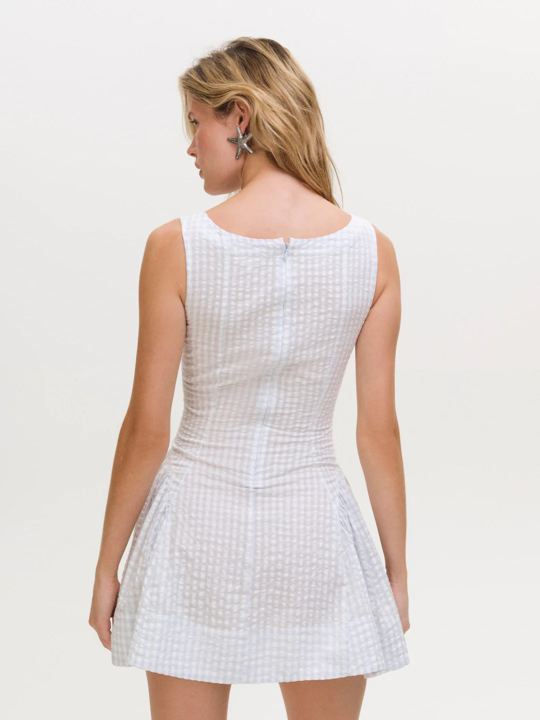 Scotch Bonnet Gingham Mini Dress