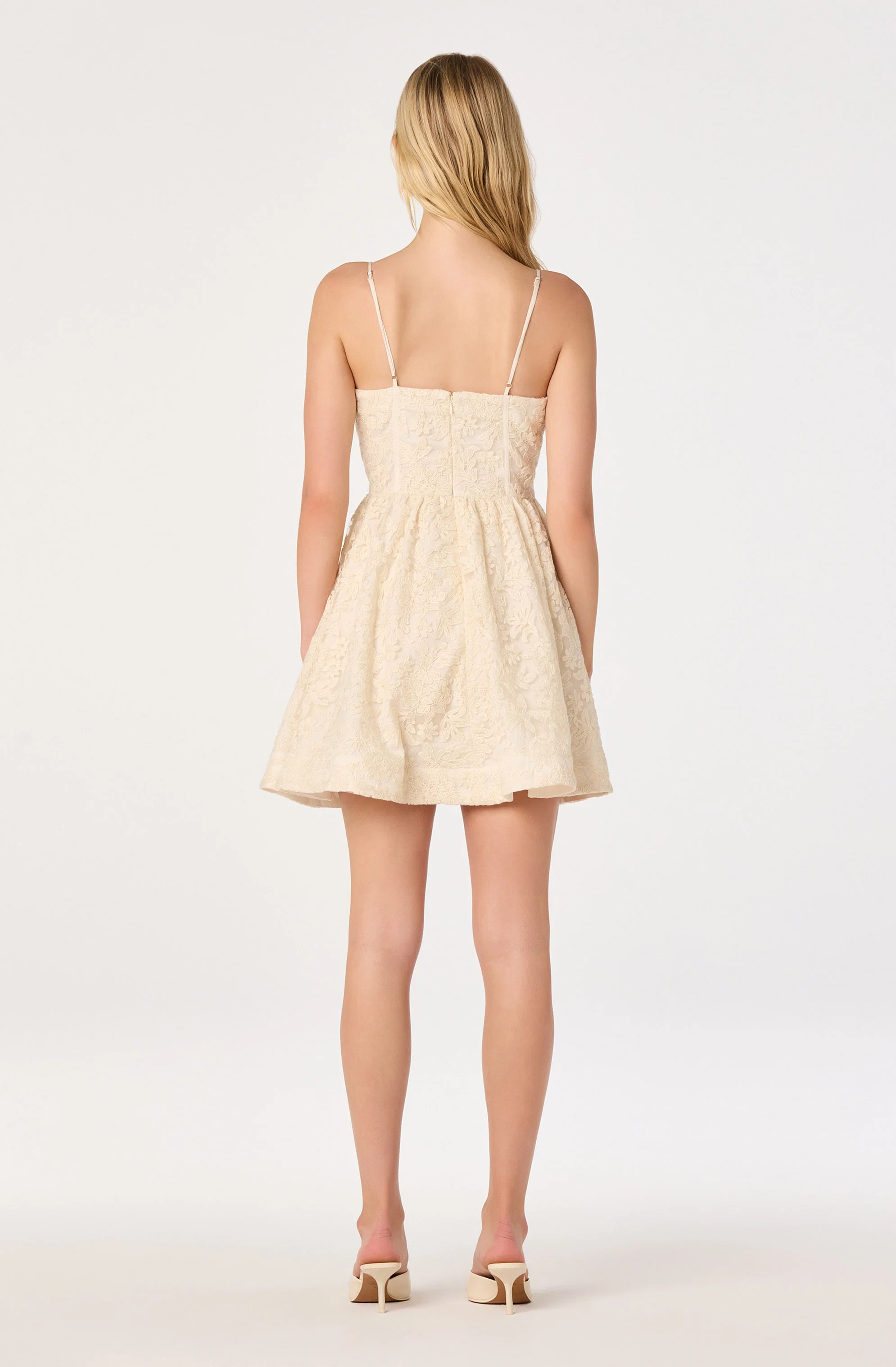 Natalya Floral Embroidered Mini Dress