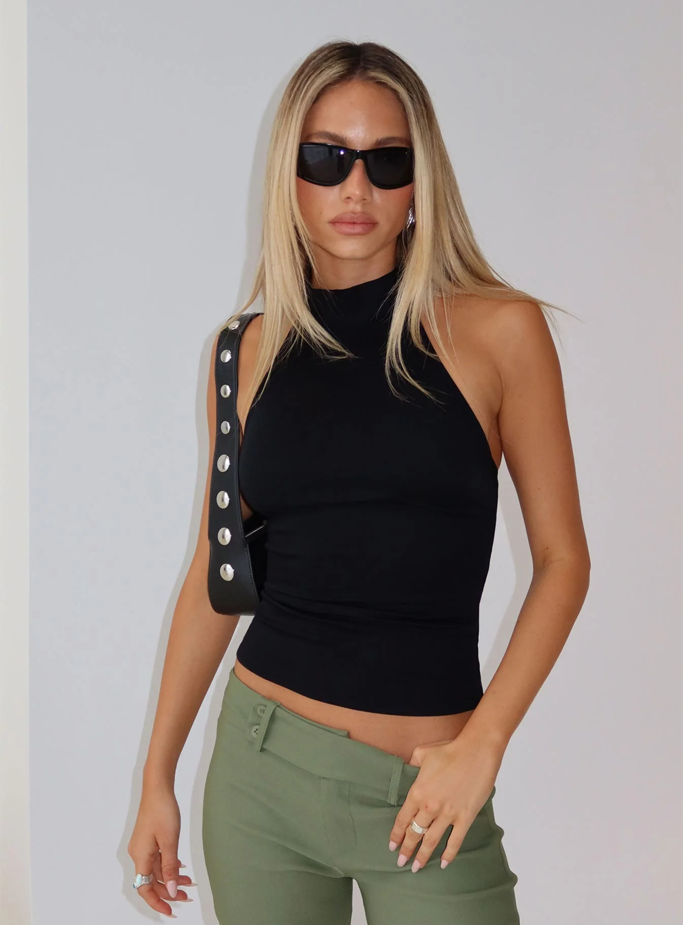 Merril Halter Top Black