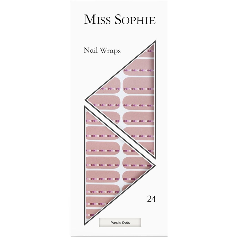 Miss Sophie Folie do paznokci Purple Dots