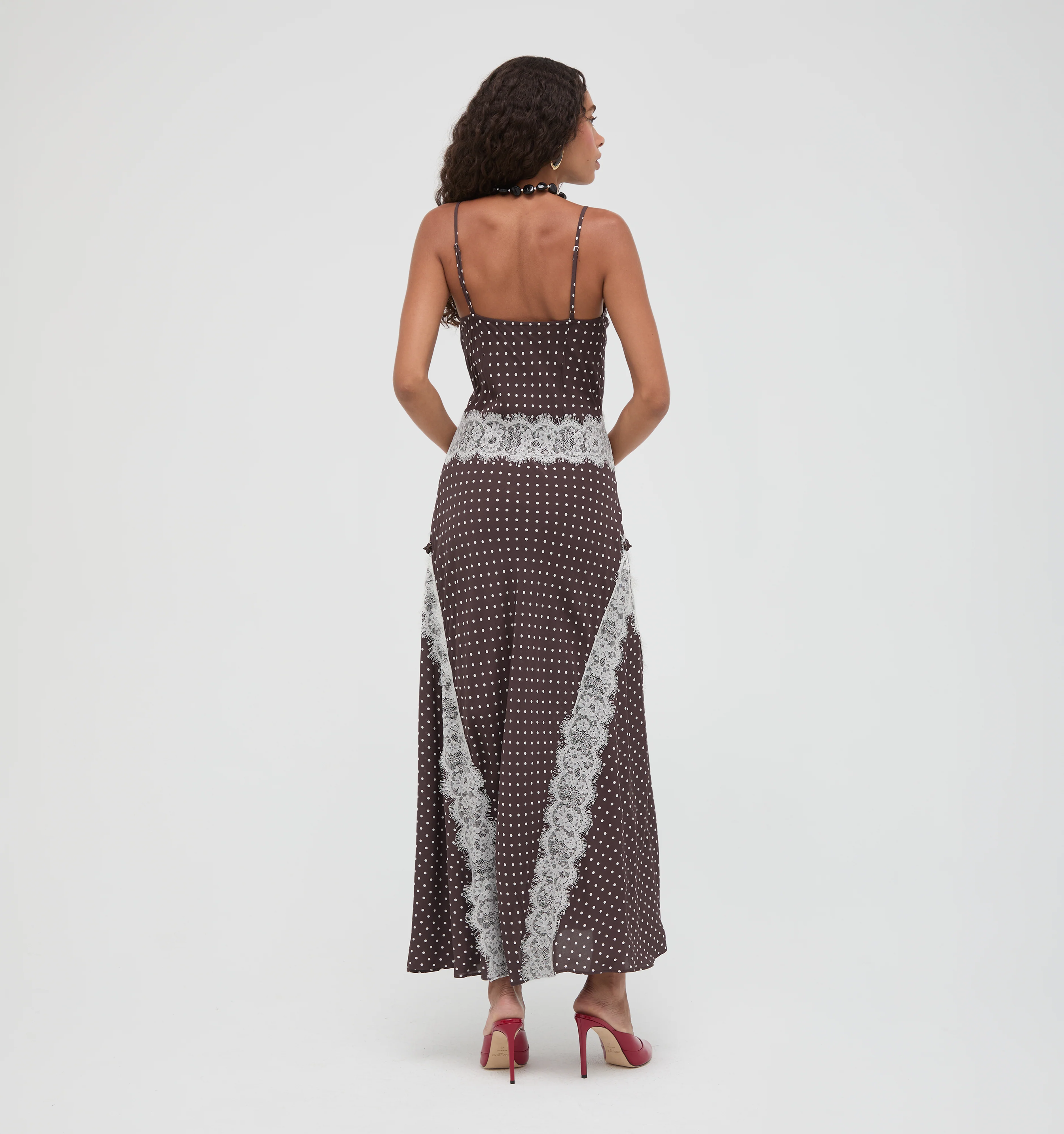The Francesca Dress - Duke Dot Chocolate