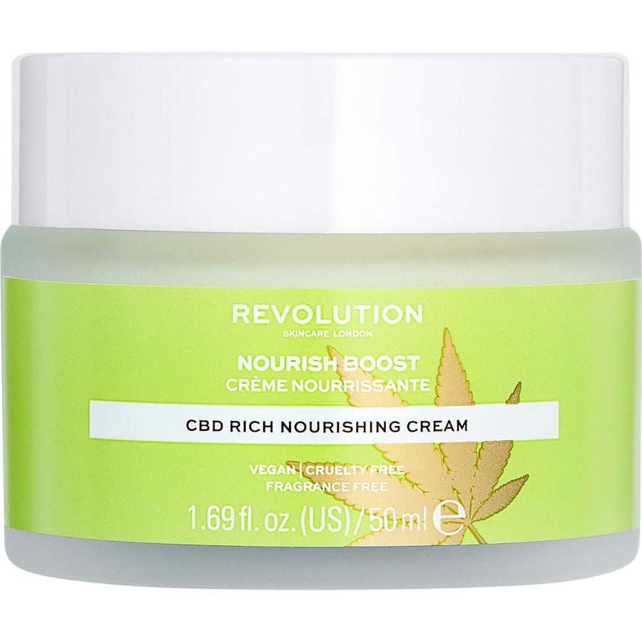 Revolution Skincare Moisturiser CBD Rich Nourishing Cream Nourish Boost