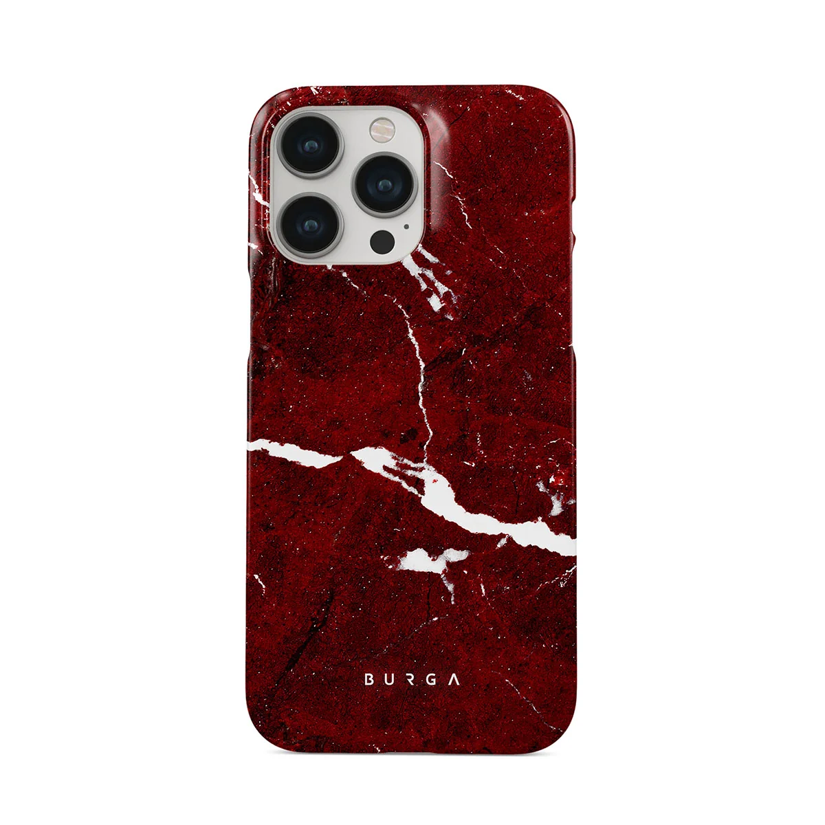 Iconic Red Ruby - Marble iPhone 14 Pro Max ケース