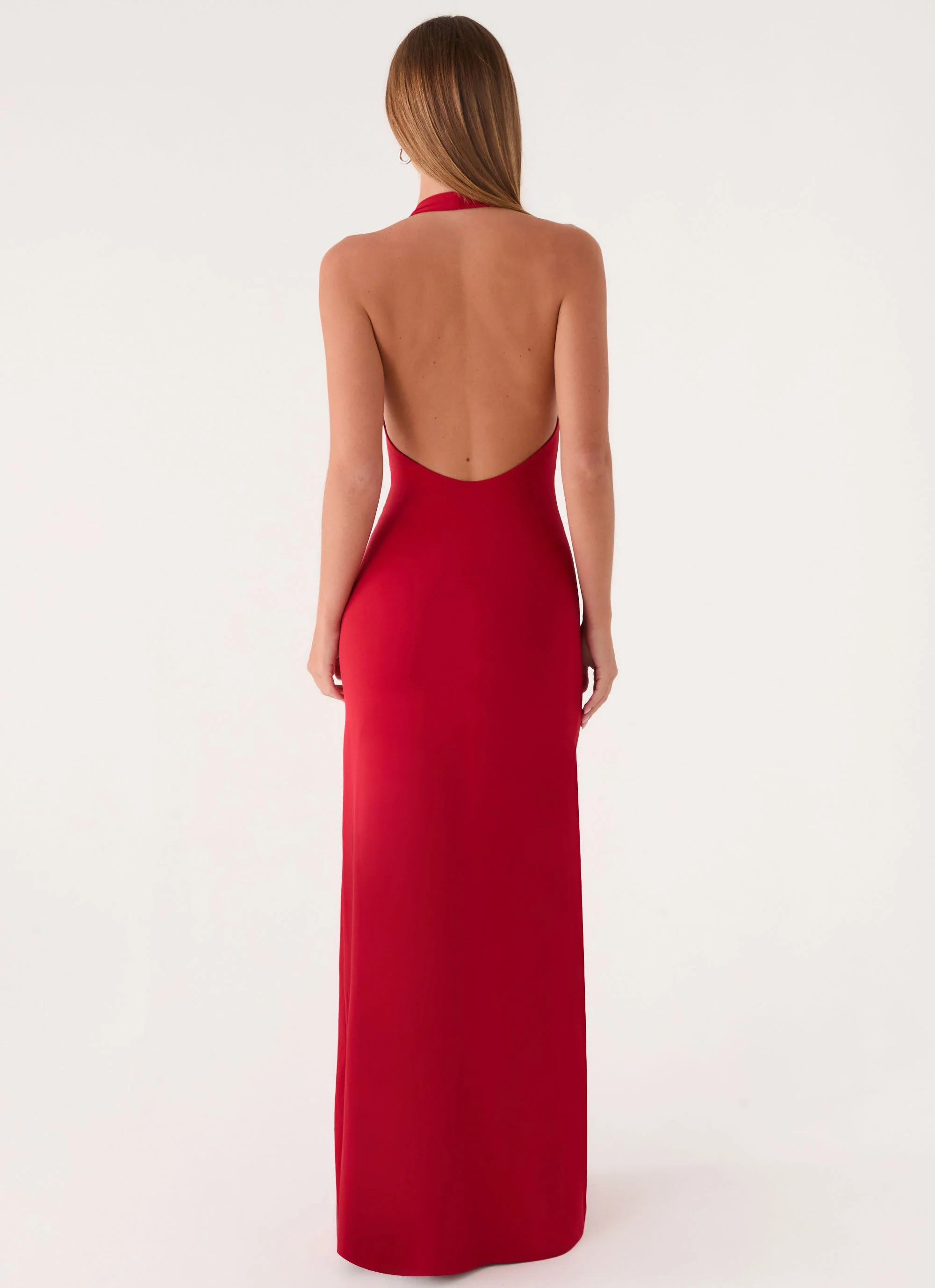 Loverboy Maxi Dress - Deep Red - luluinthesky