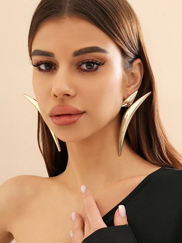 Geometric Drop Earrings