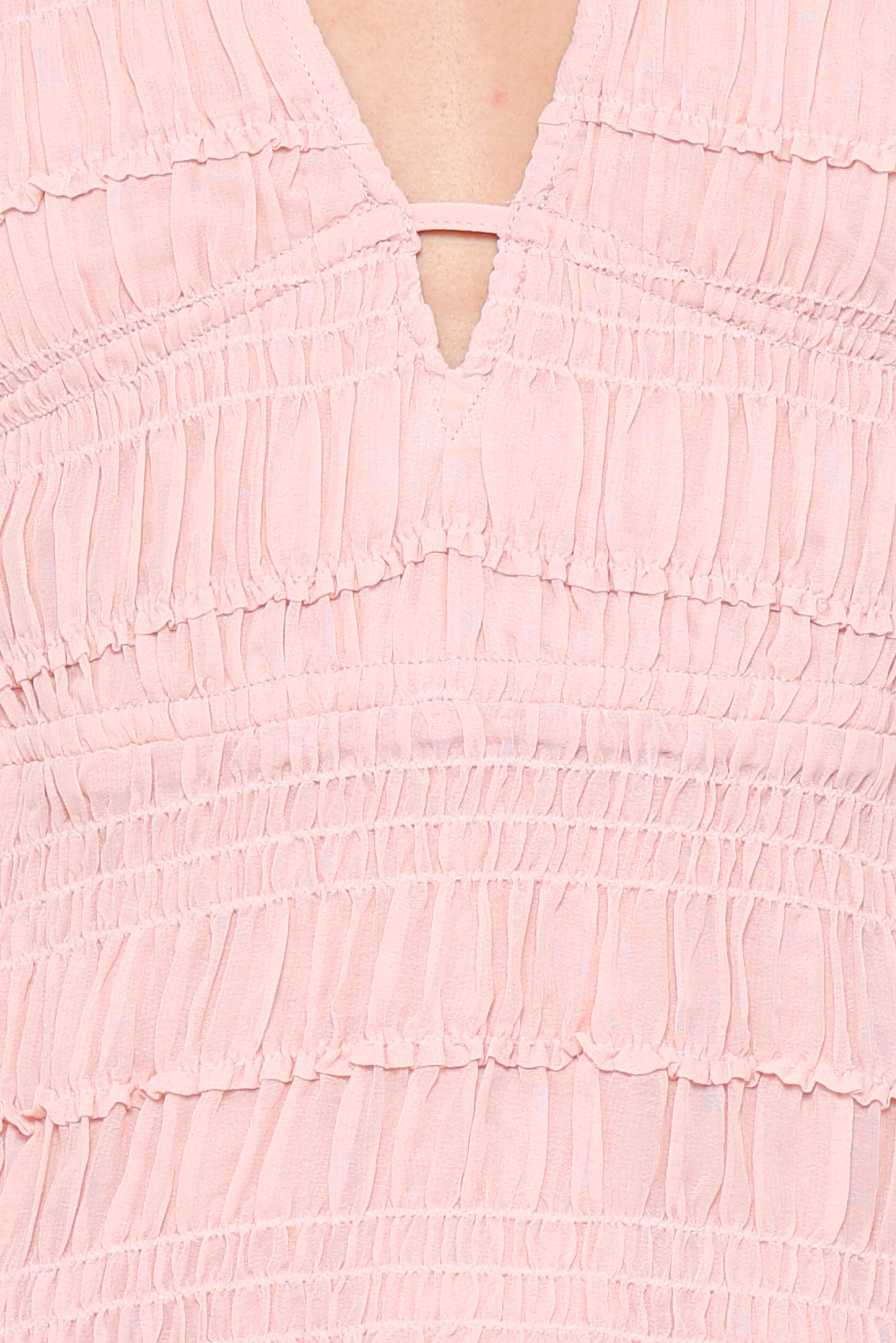 Zafira Textured Halter Top - Pink