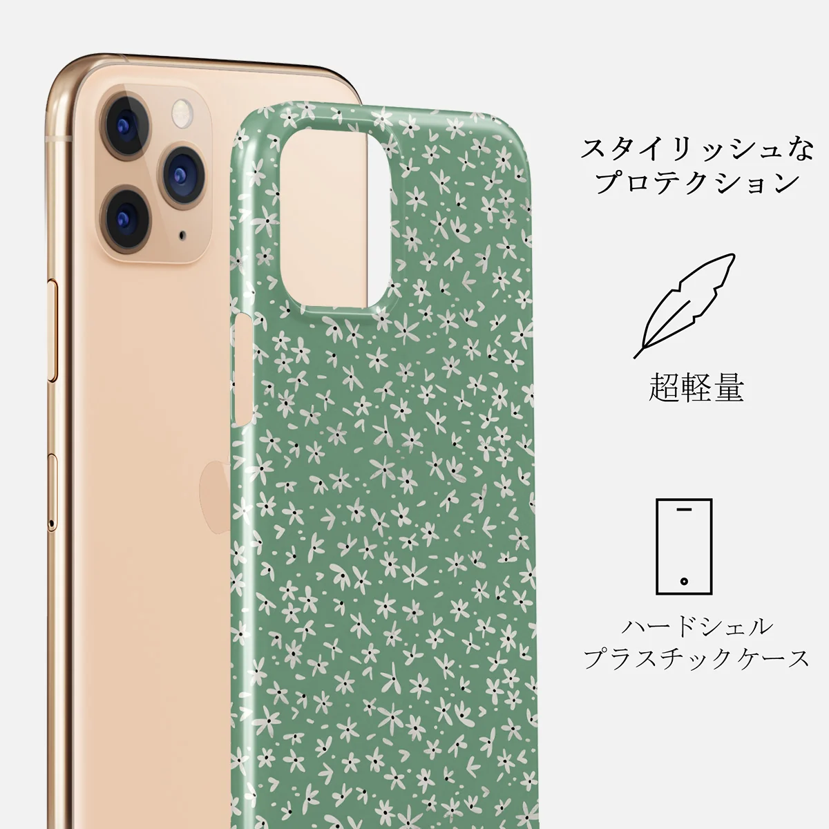 Lush Meadows - Floral iPhone 11 Pro ケース