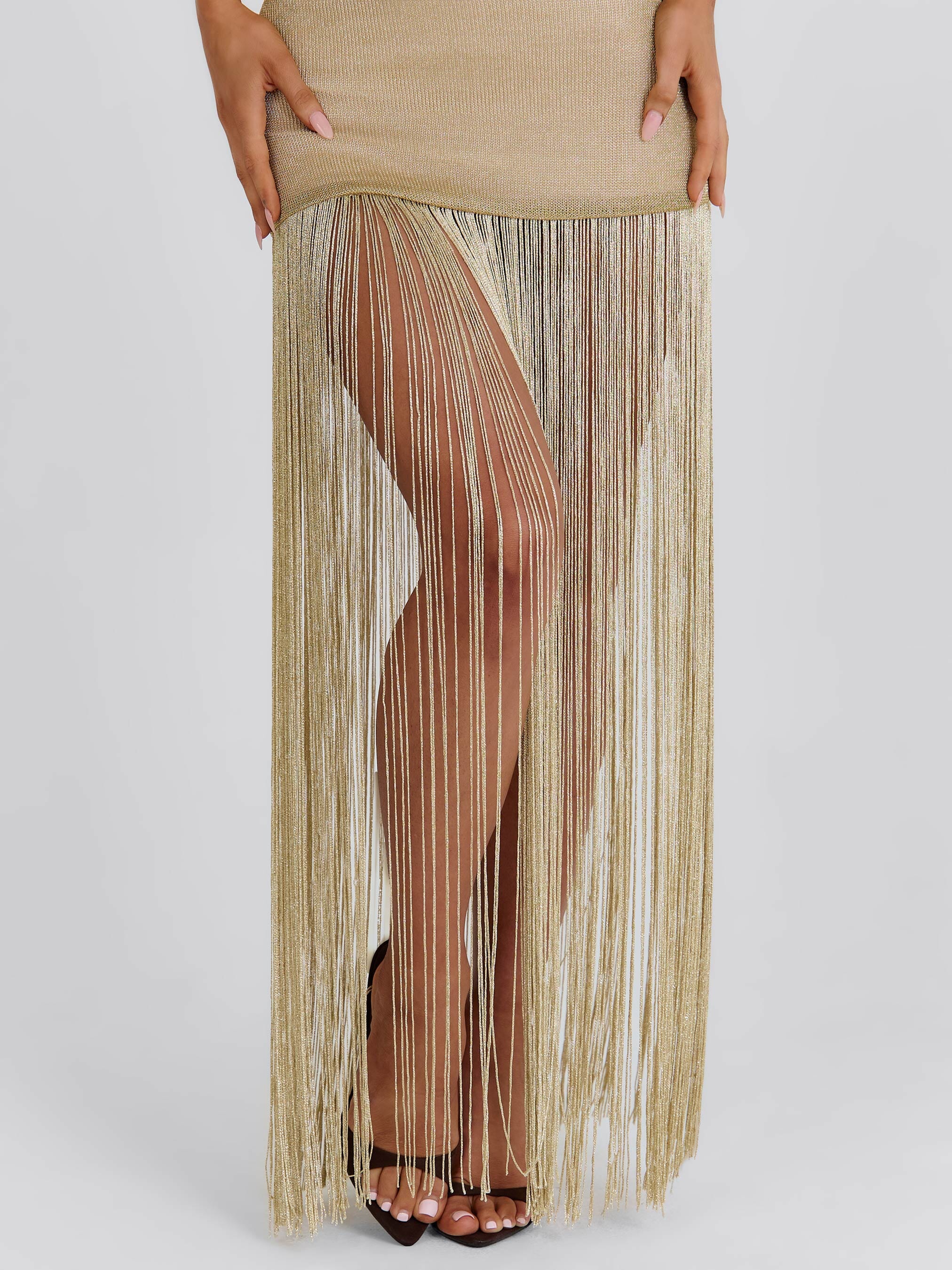 VIVVIAN MAXI DRESS GOLD