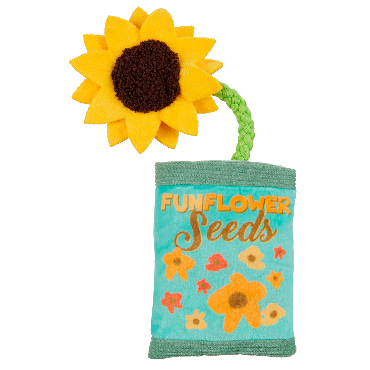 Funflower Seeds Plush Tug Dog Toy