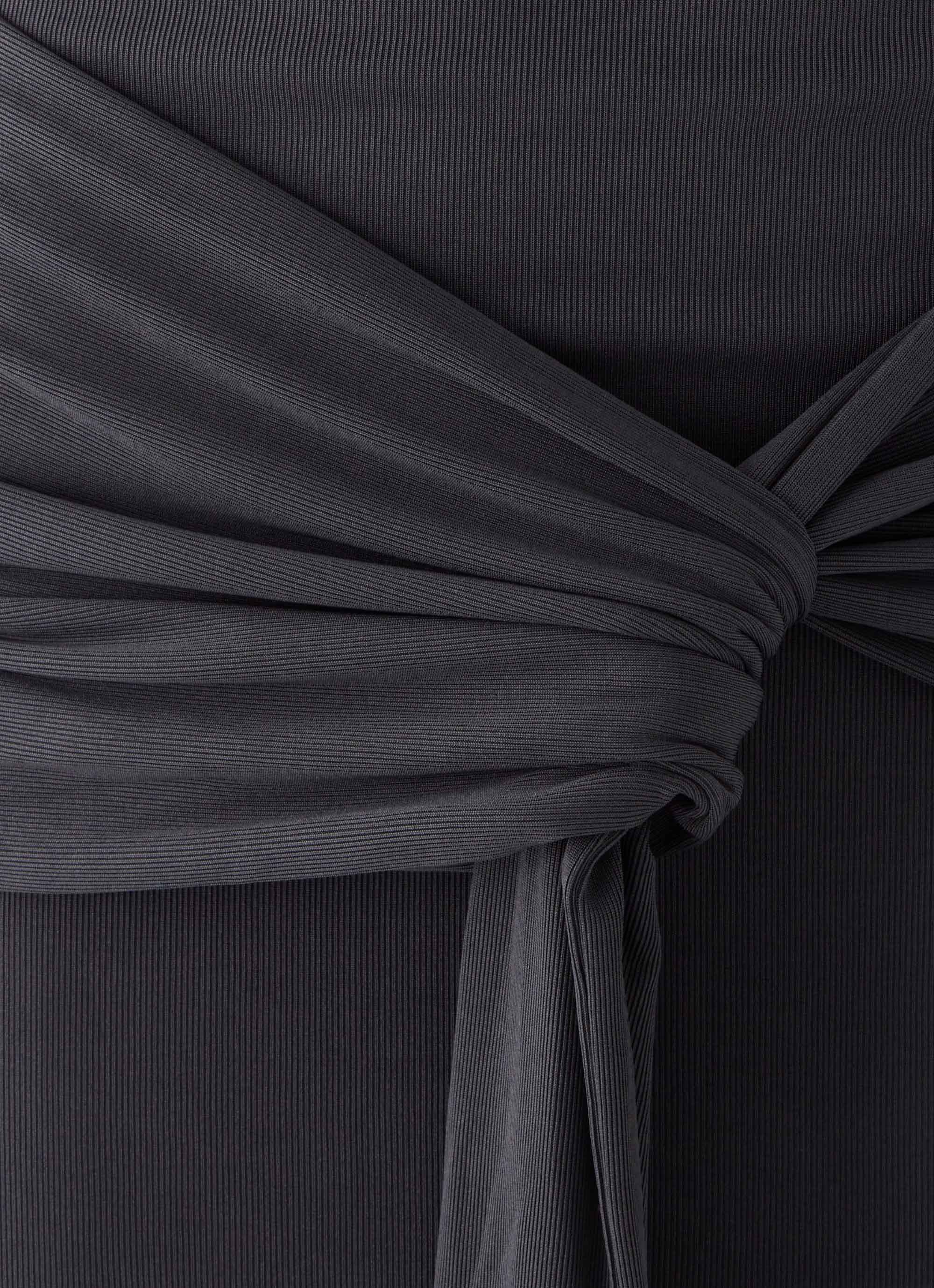 Jiliana Strapless Mini Dress - Charcoal - luluinthesky