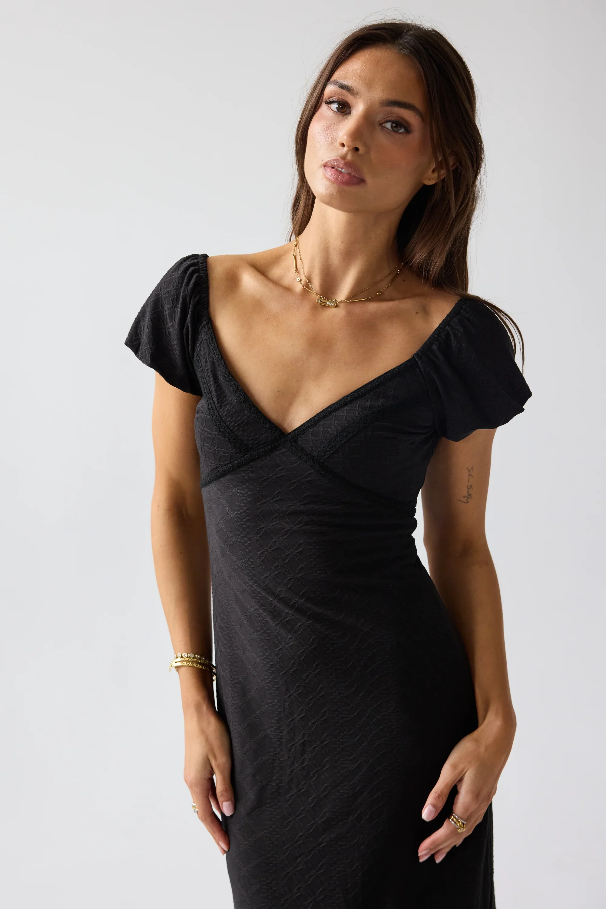 Cammie Maxi Dress in Black