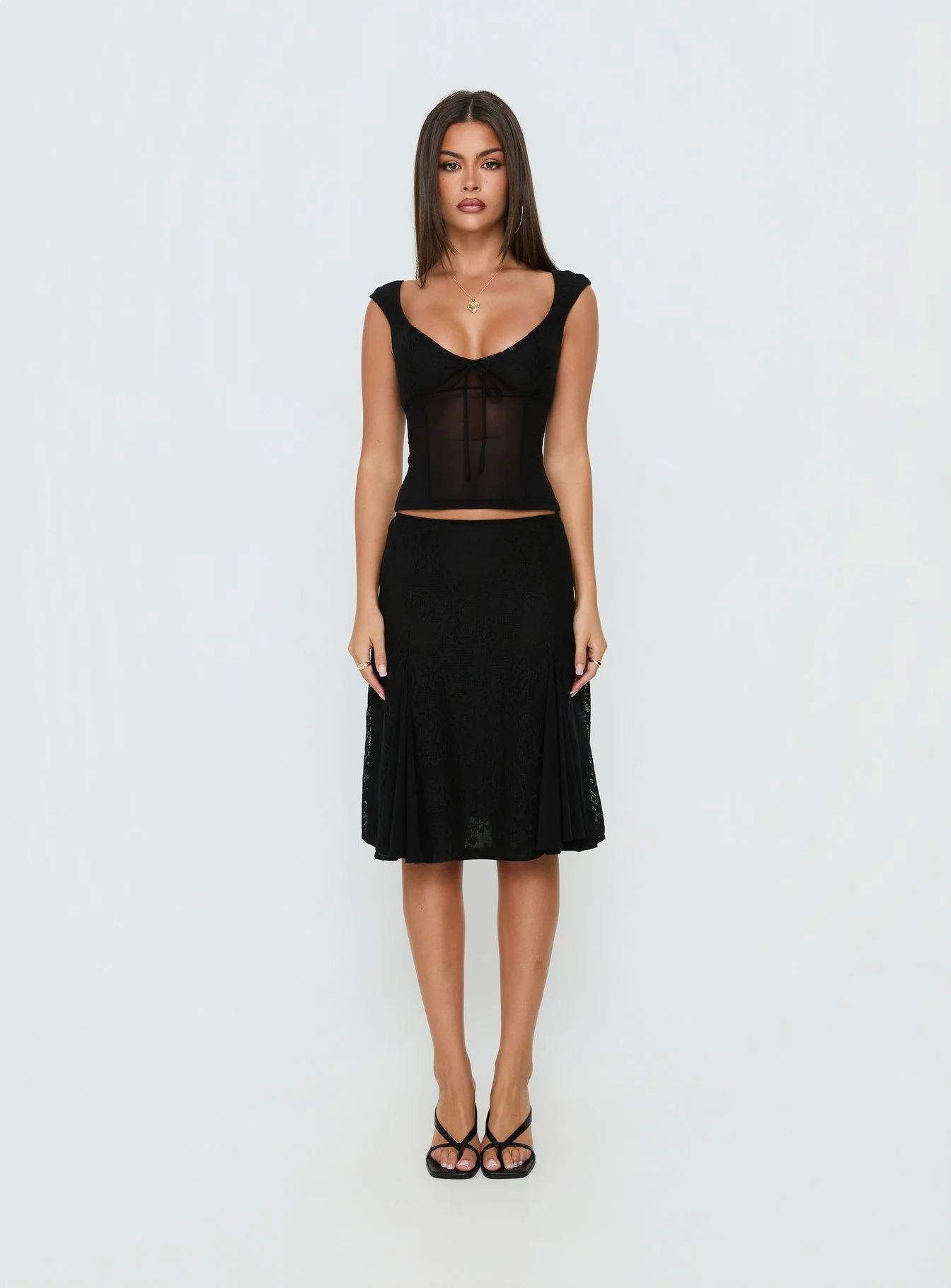 Quani Lace Top Black