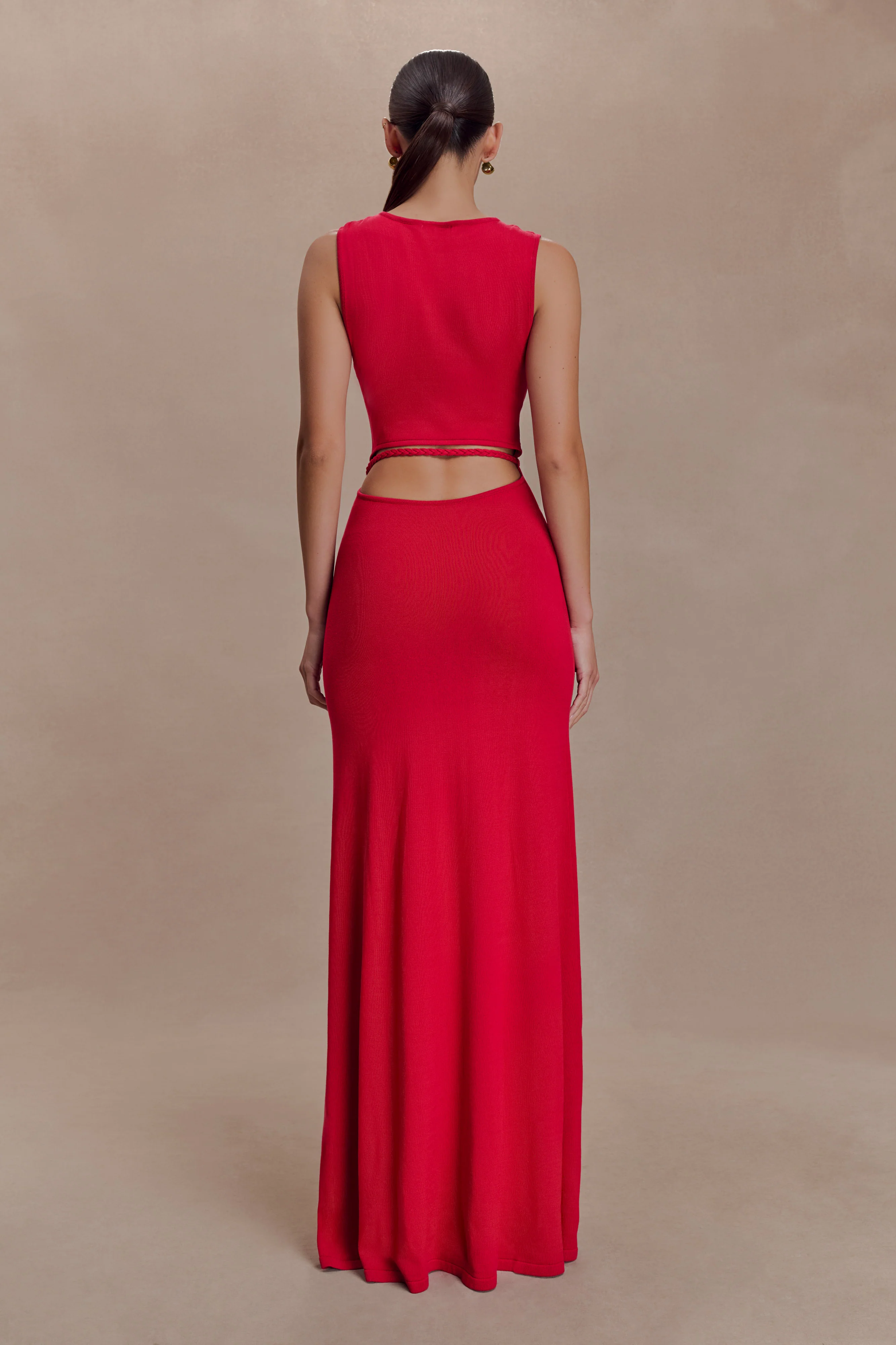 Monay Tulip Maxi Dress - Raspberry