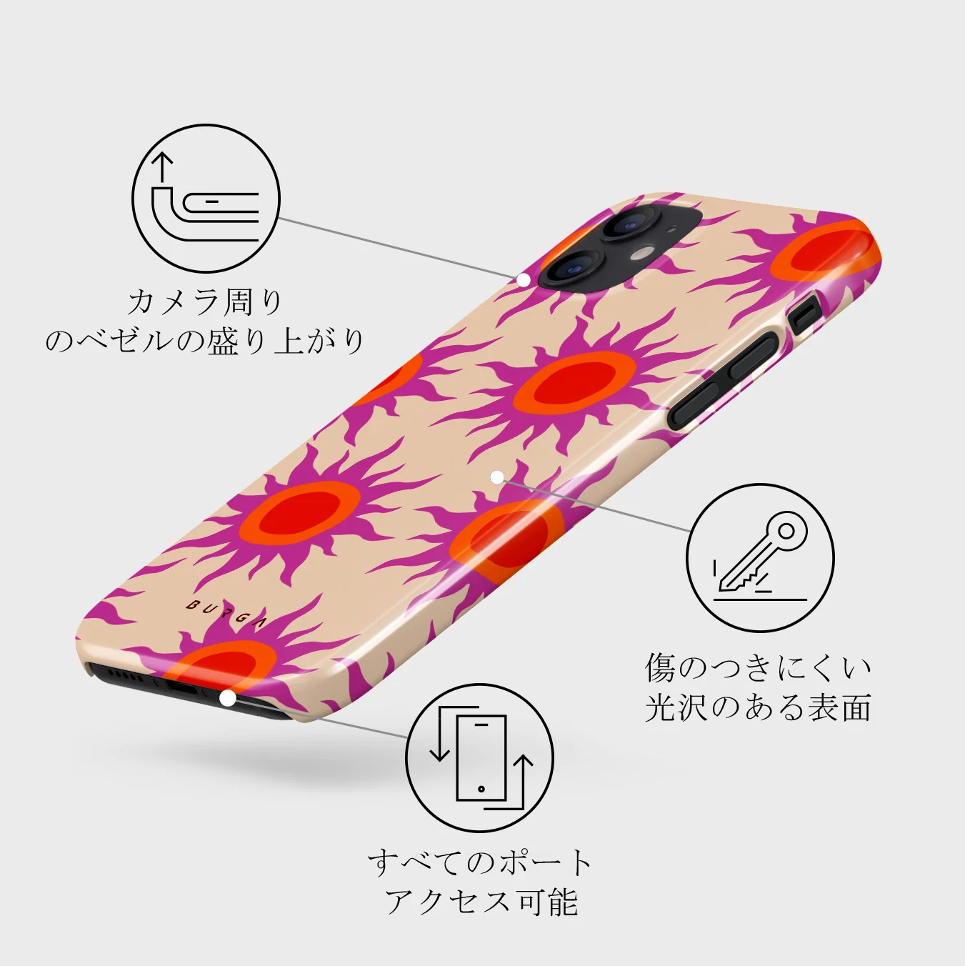 Sunset Glow - iPhone 12 Mini ケース