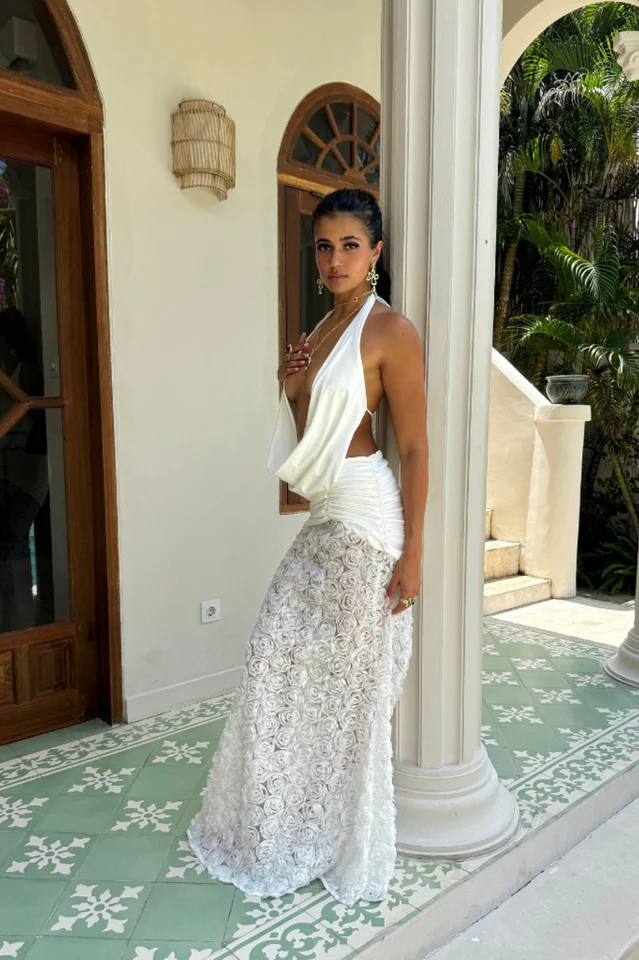 Kita Textured Maxi Dress