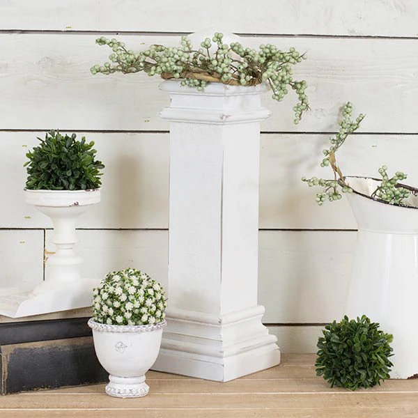 Distressed Pedestal Pillar