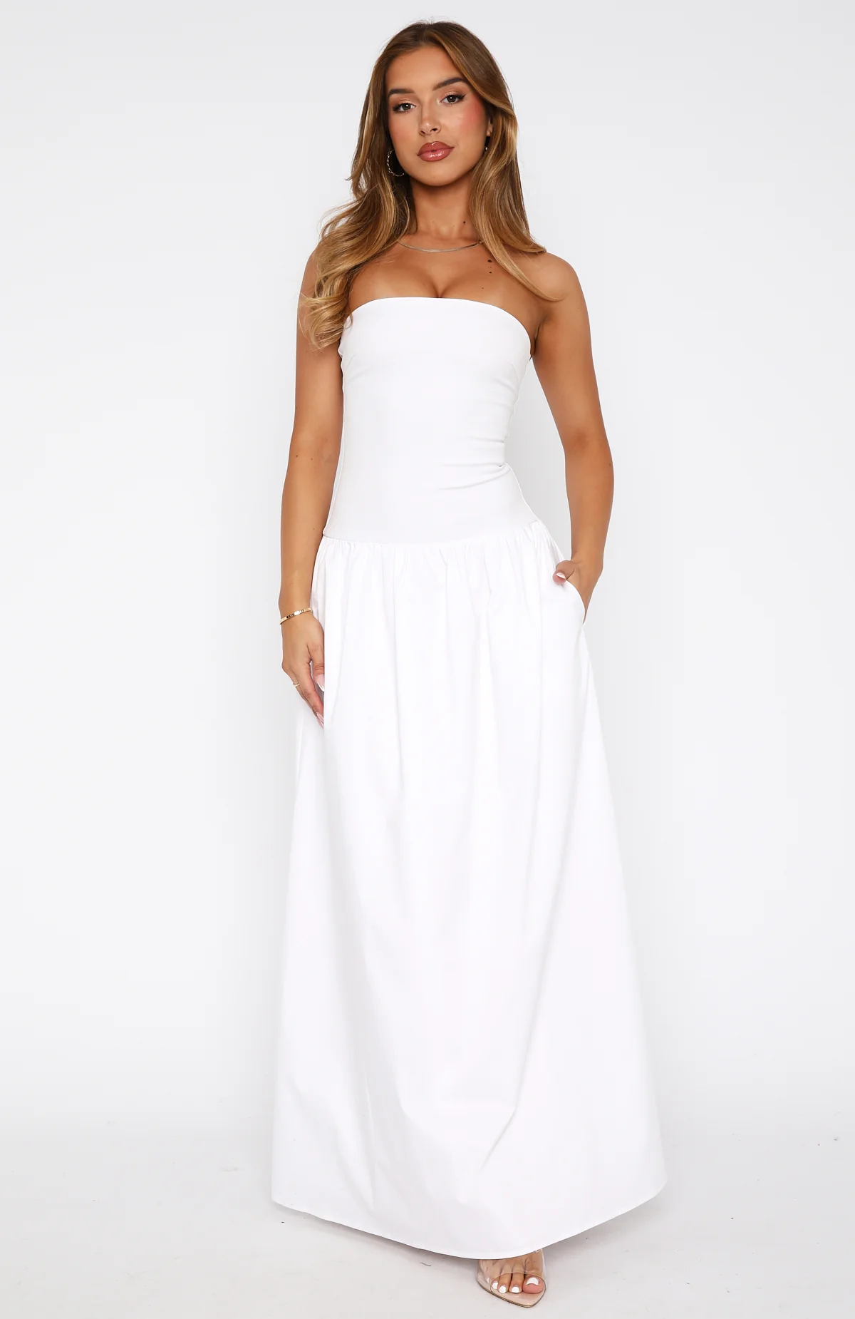 Take Back Maxi Dress White