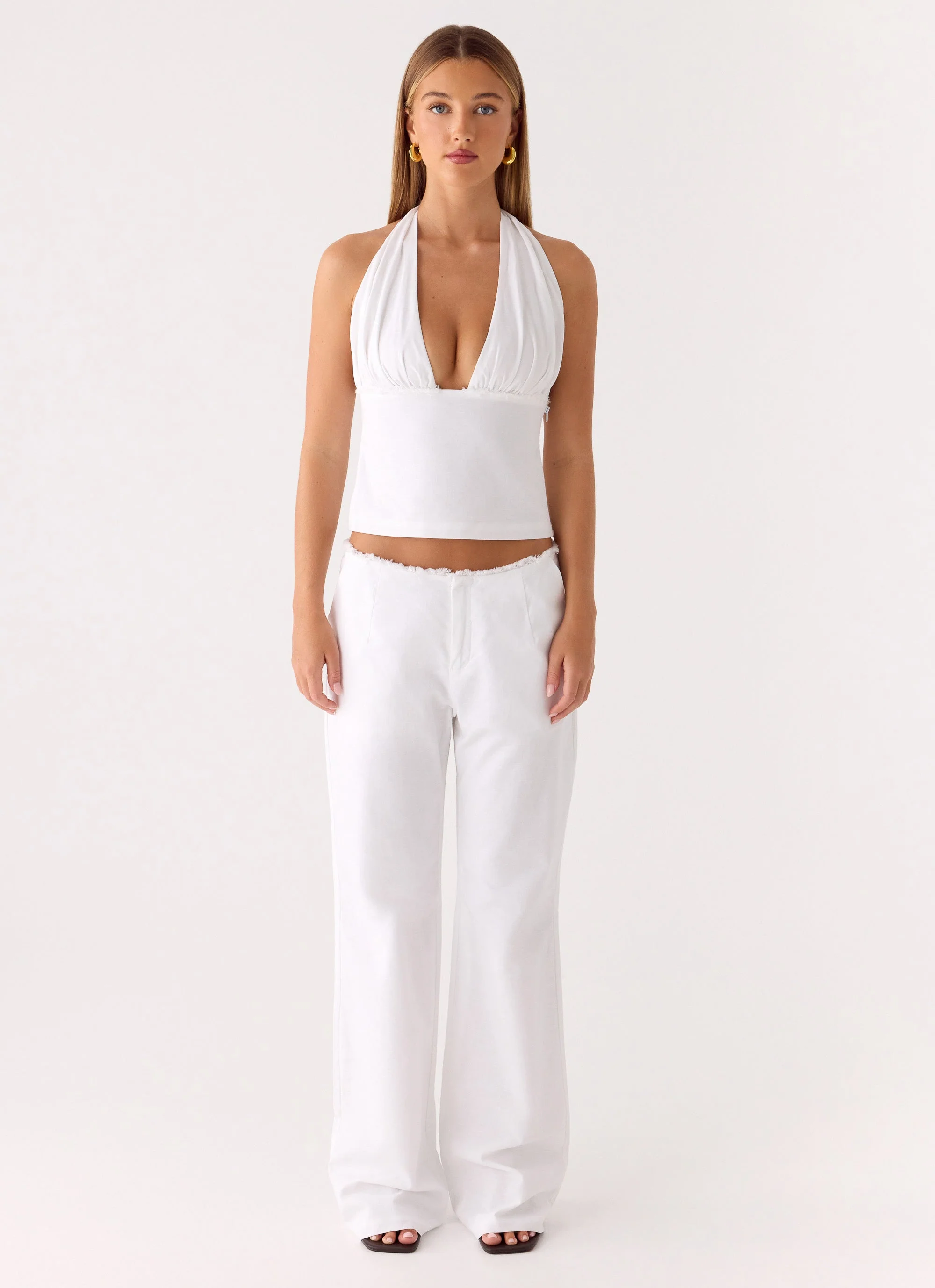 Josephina Pant - White