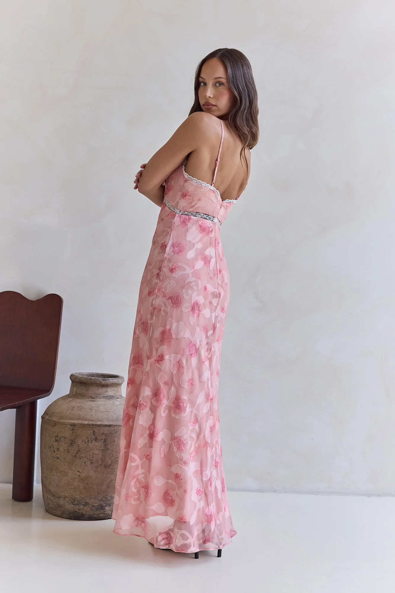 Harmonious Days Maxi Dress Pink