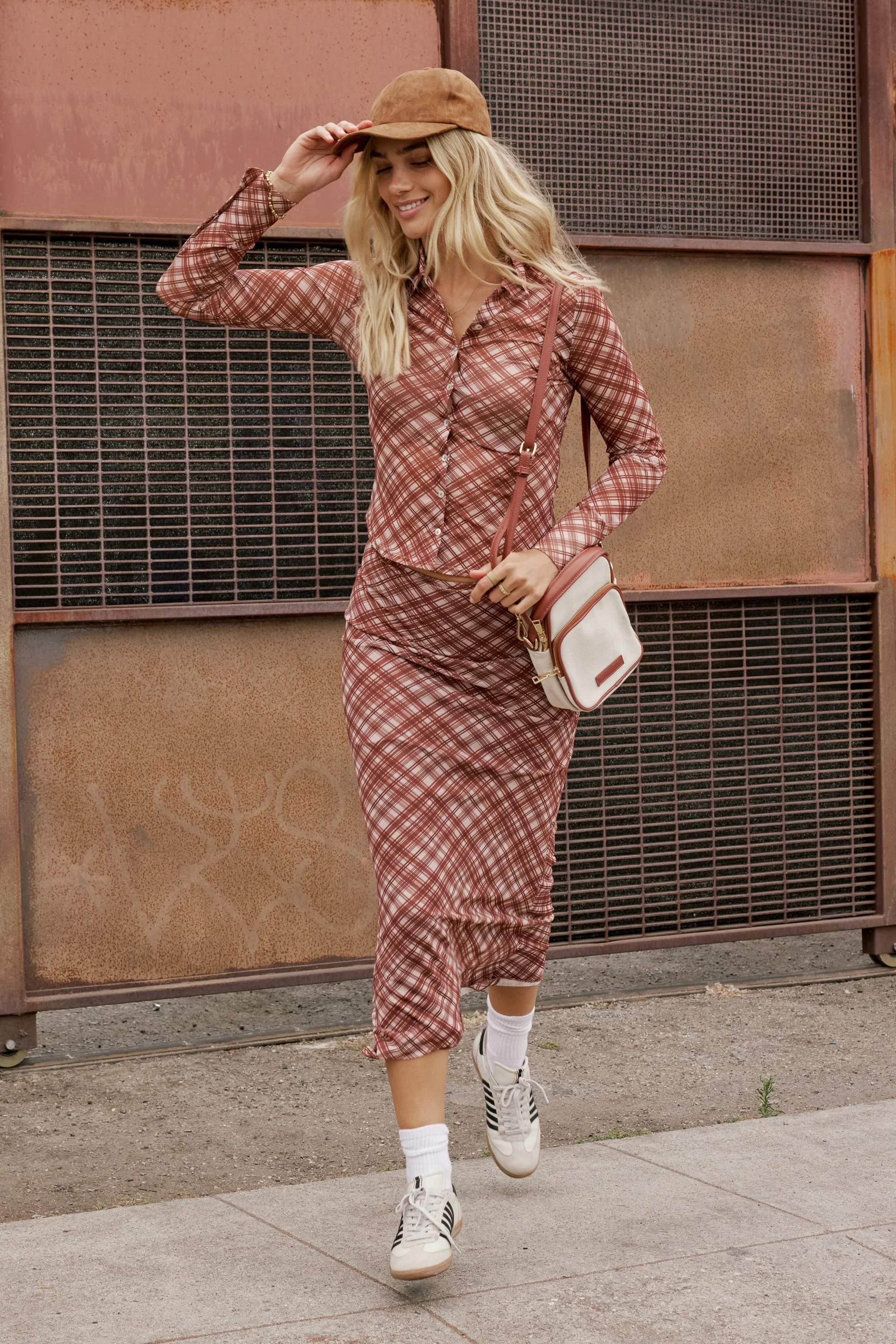 Pinot Plaid Blouse