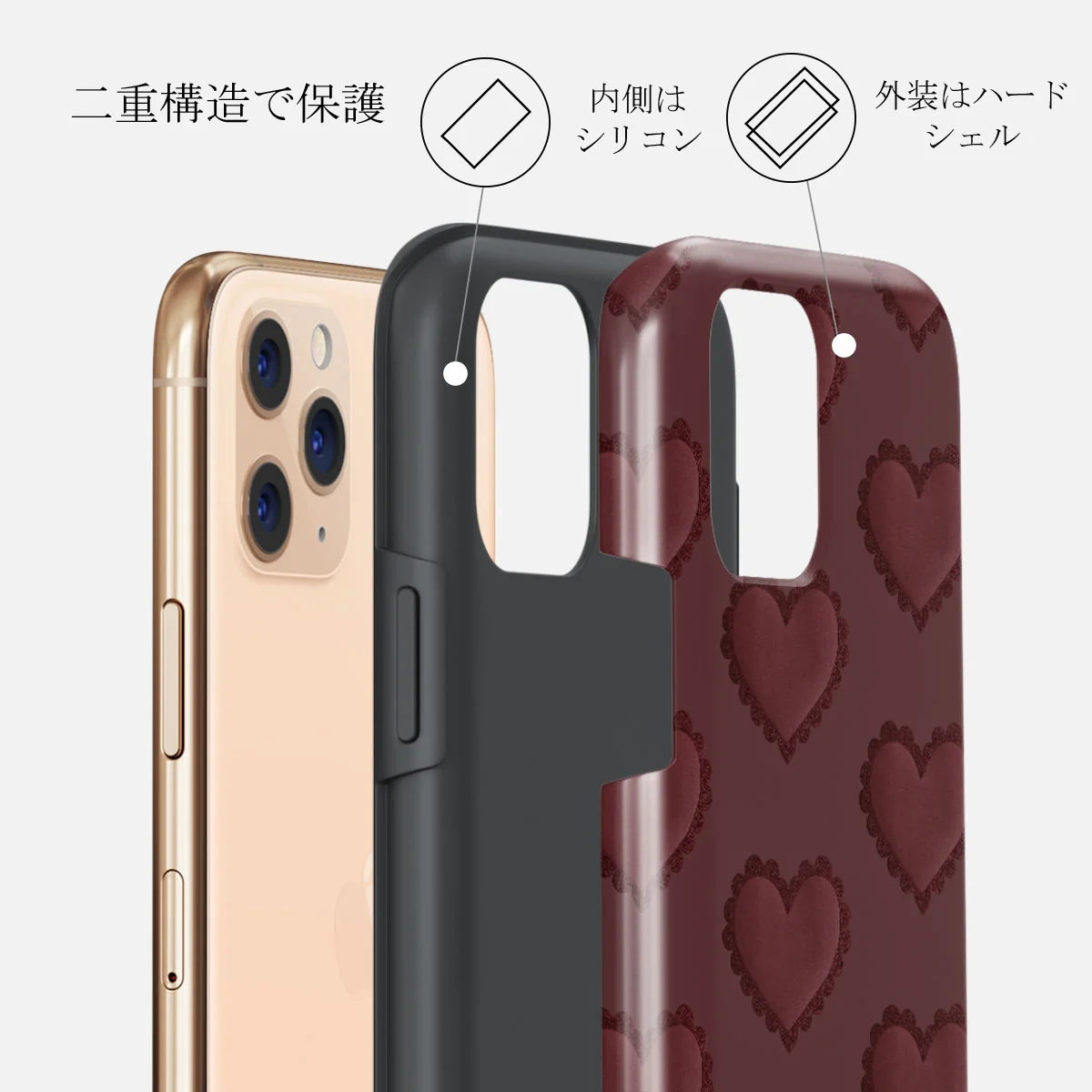 Loveholic - iPhone 11 Pro ケース