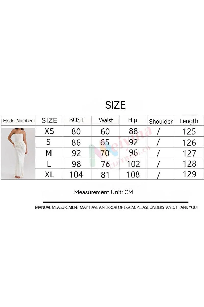 Sheath-Column Maxi Satin Dress 890654168879