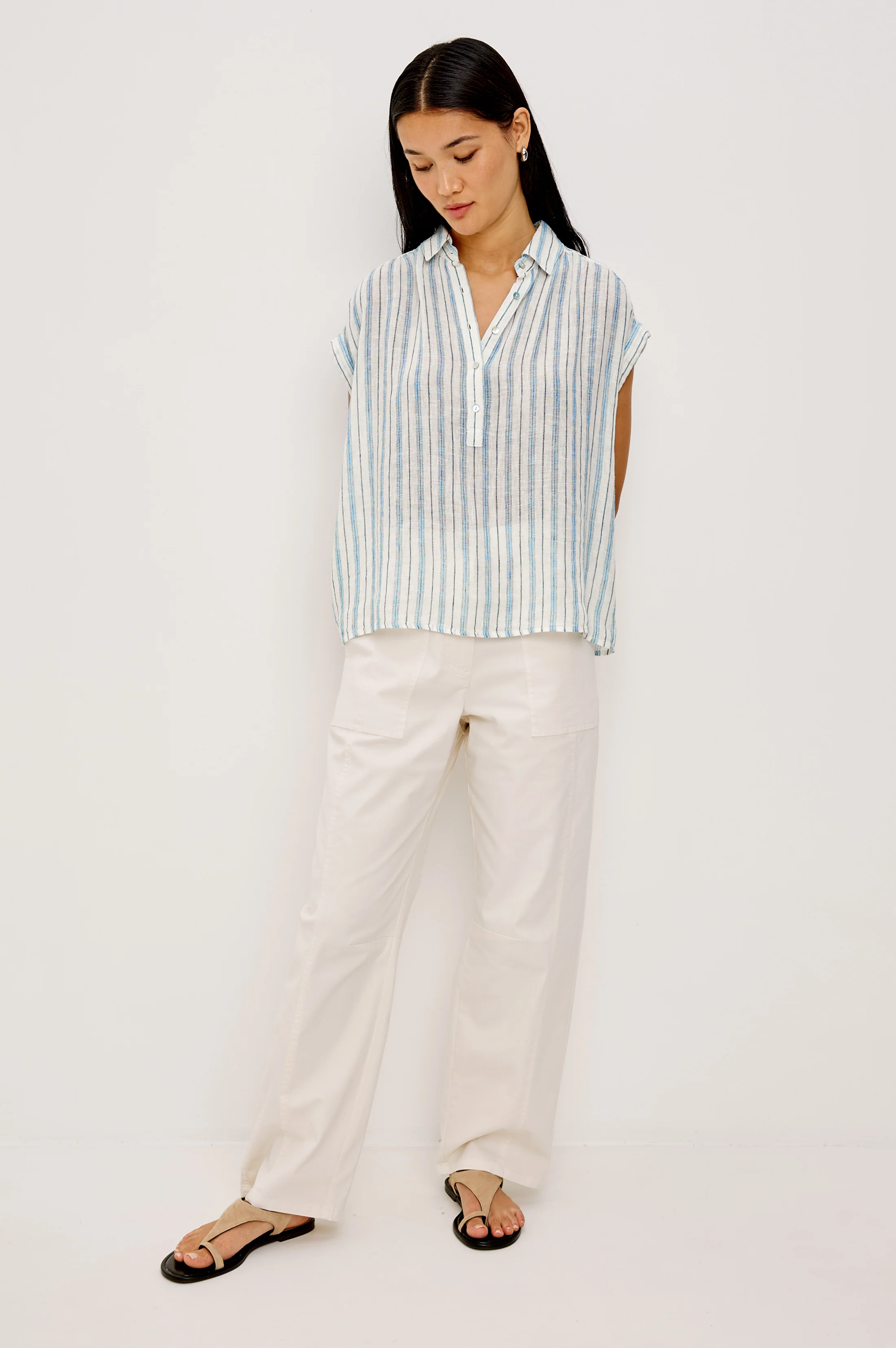Tuscany Shirt - Windward Stripe