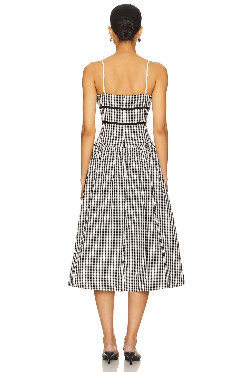 Georgia Gingham Midi Dress