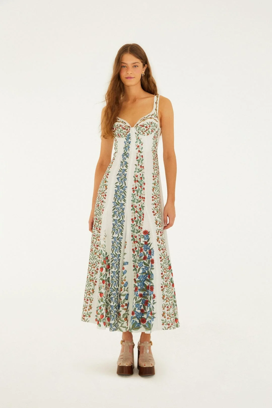 Off-White Fruit Beauty Maxi Dress