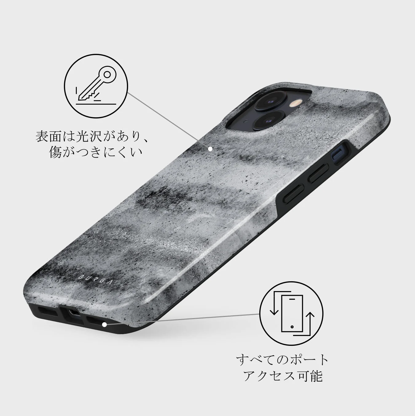 Concrete Jungle - iPhone 13 Mini ケース