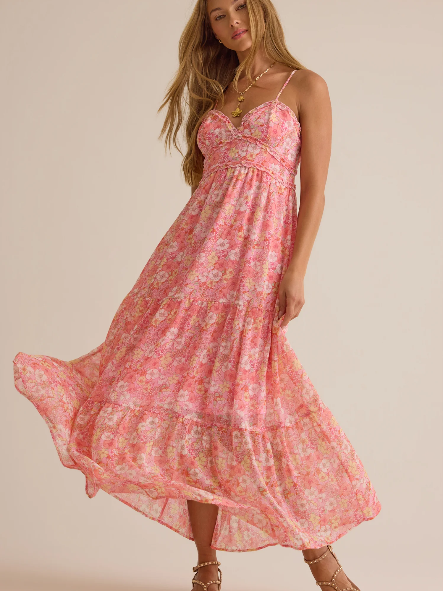 Kezian Floral Maxi Dress