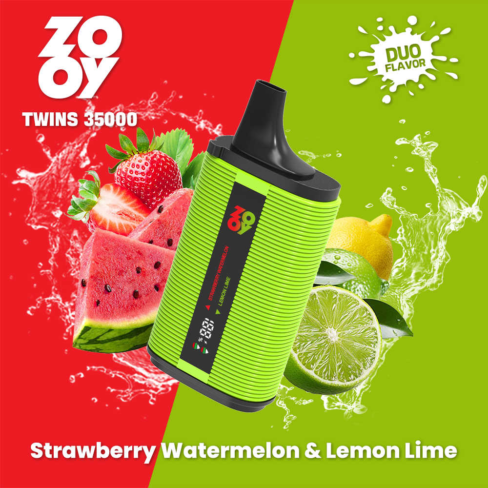 ZOOY TWINS 35K-strawberry watermelon & lemon lime