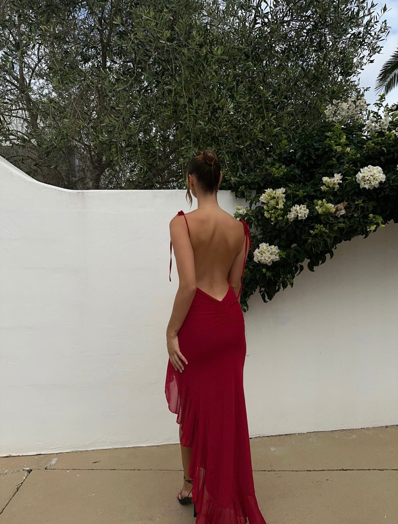 Carmen Maxi Dress Red